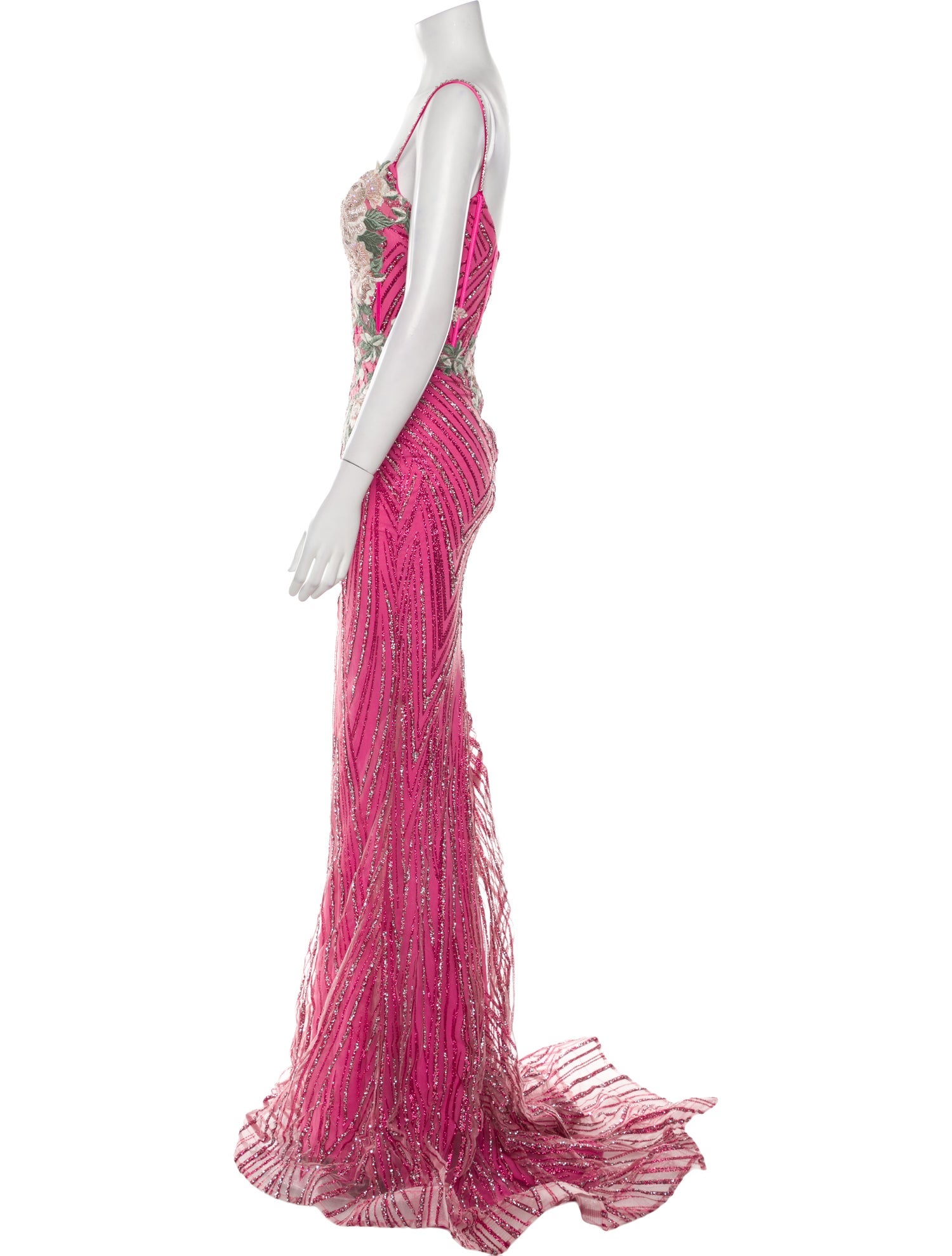 Portia & Scarlett Floral Print Long Dress w/ Tags