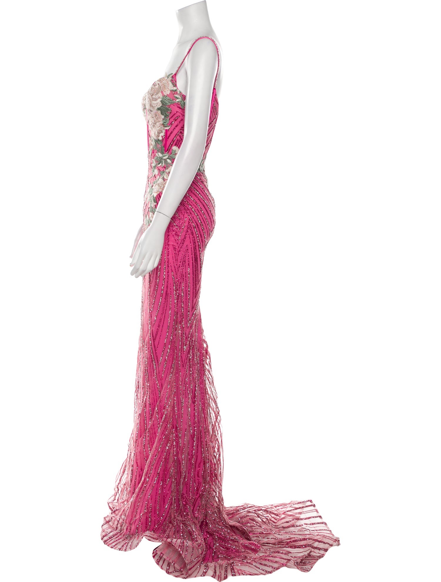 Portia & Scarlett Floral Print Long Dress w/ Tags