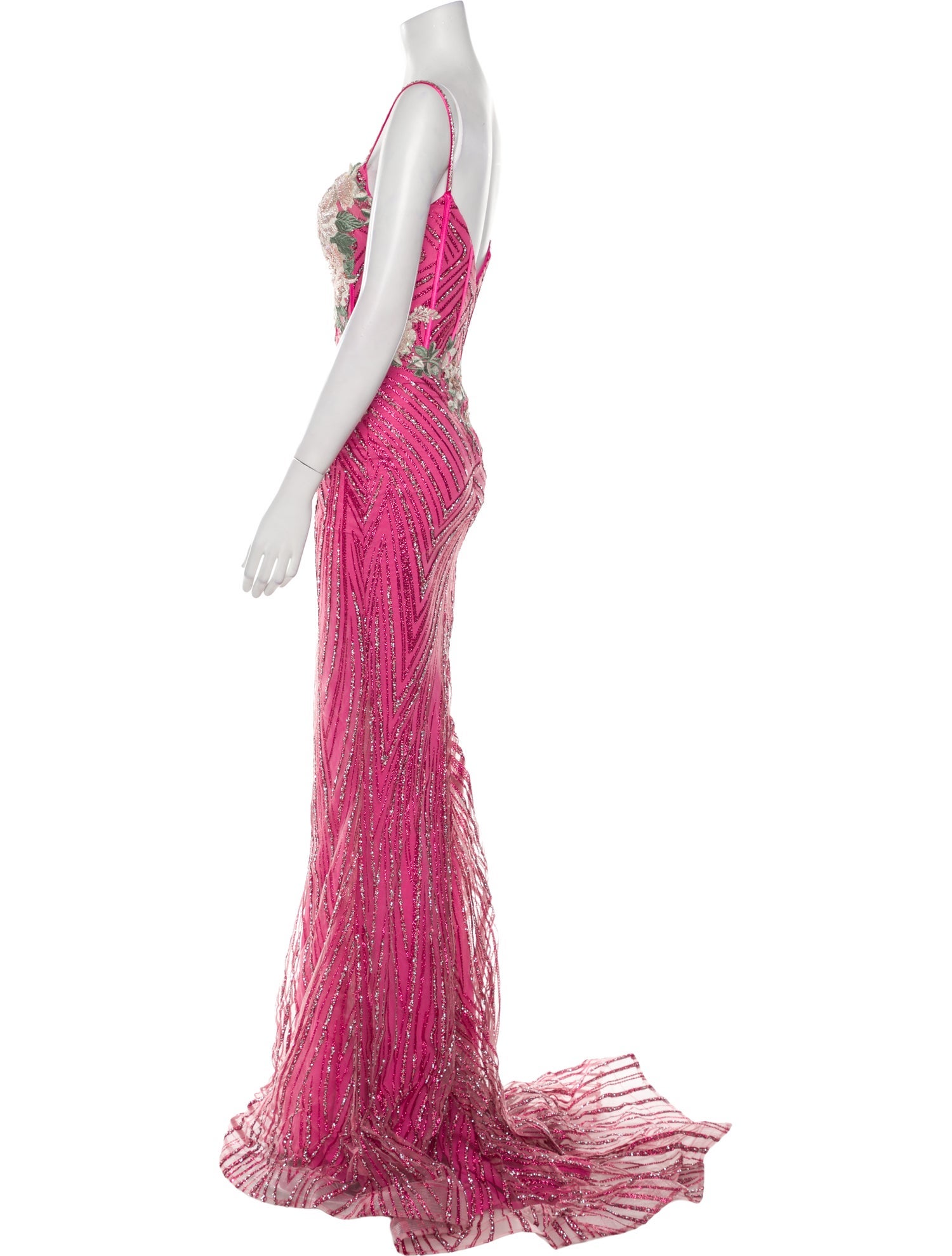 Portia & Scarlett Floral Print Long Dress w/ Tags