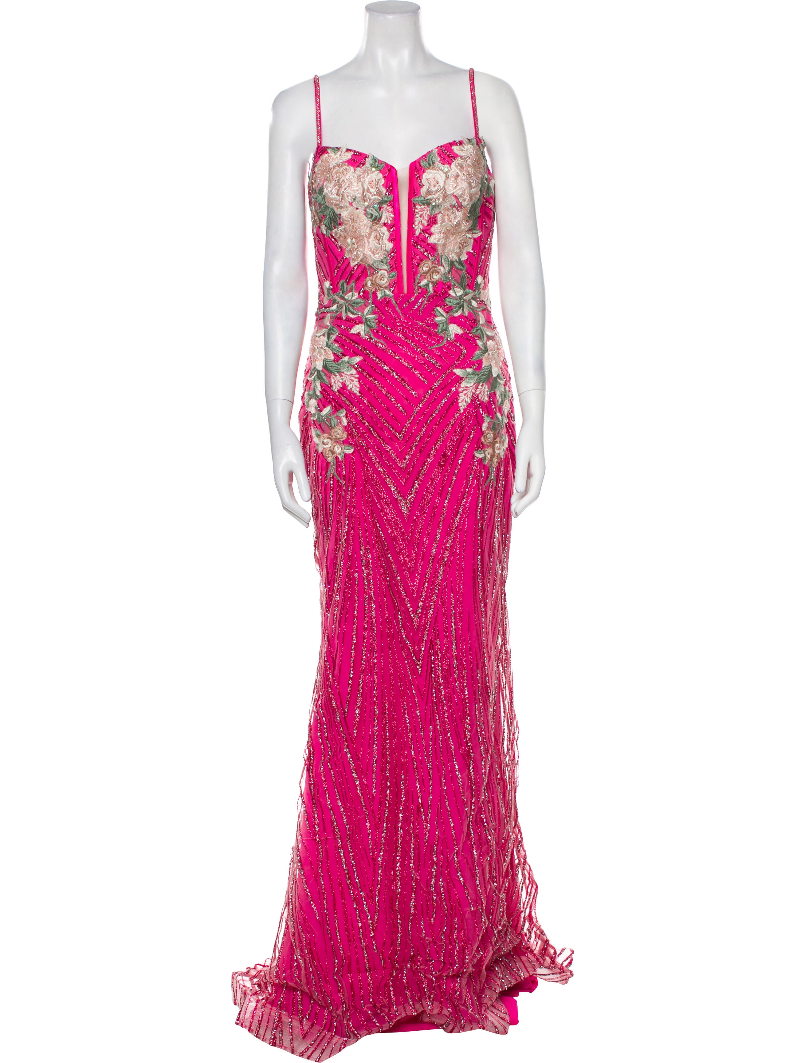 Portia & Scarlett Printed Long Dress w/ Tags