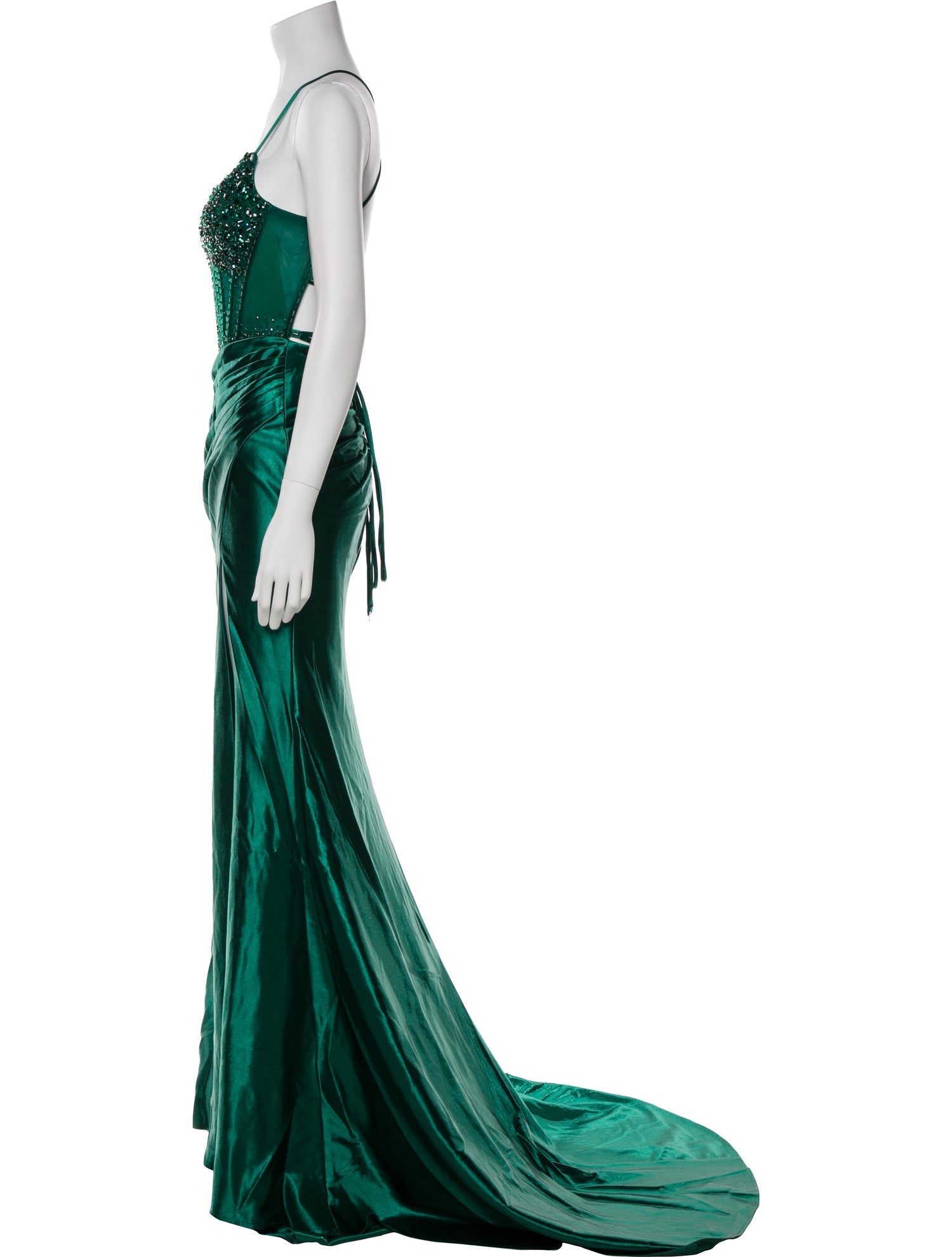 Portia & Scarlett Satin Long Dress