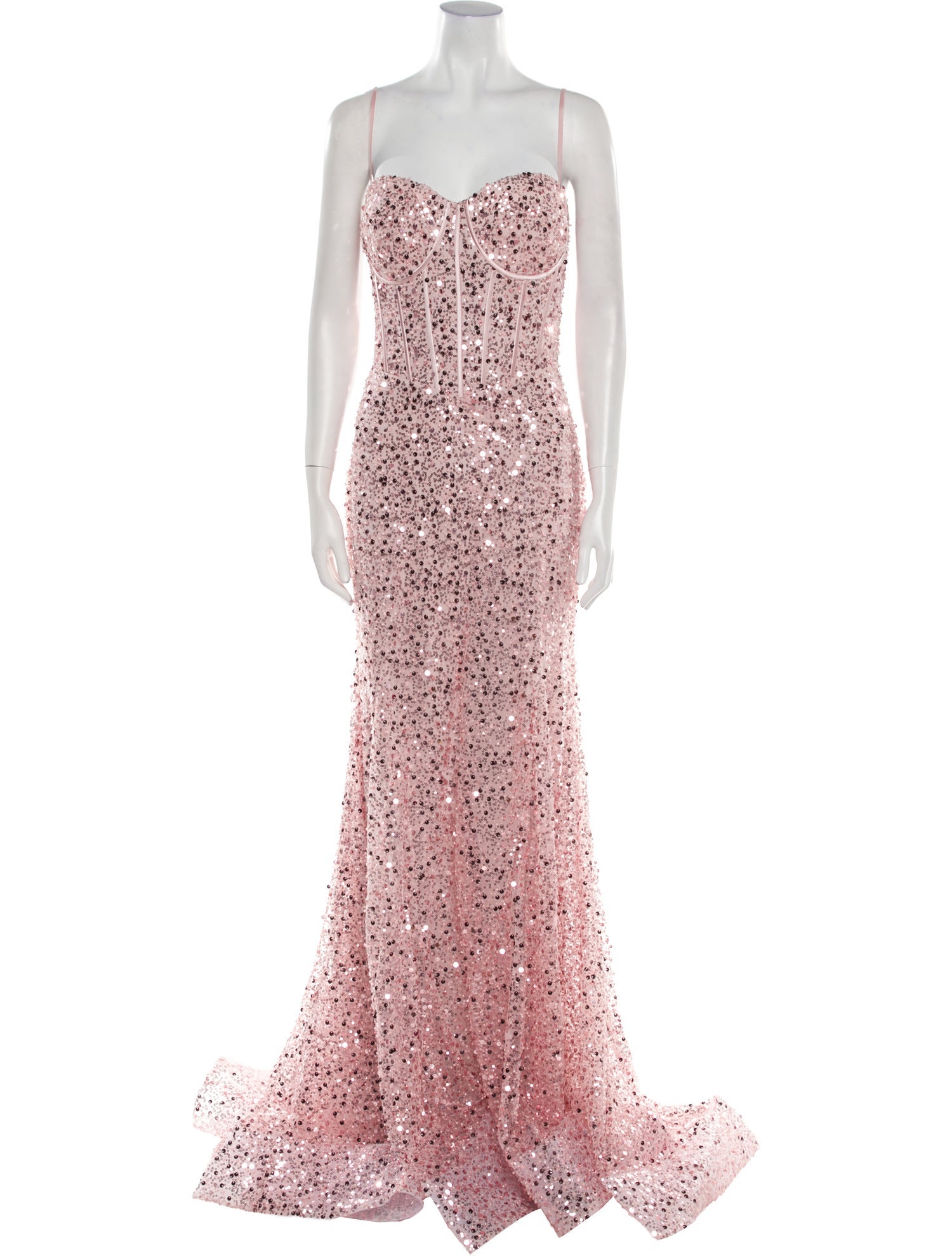 Portia & Scarlett Lace Pattern Long Dress