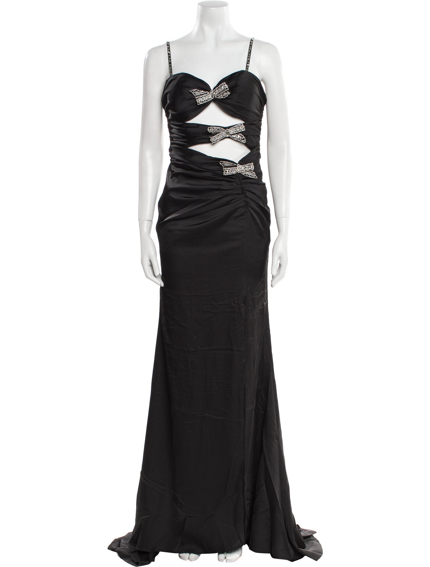 Portia & Scarlett Satin Long Dress