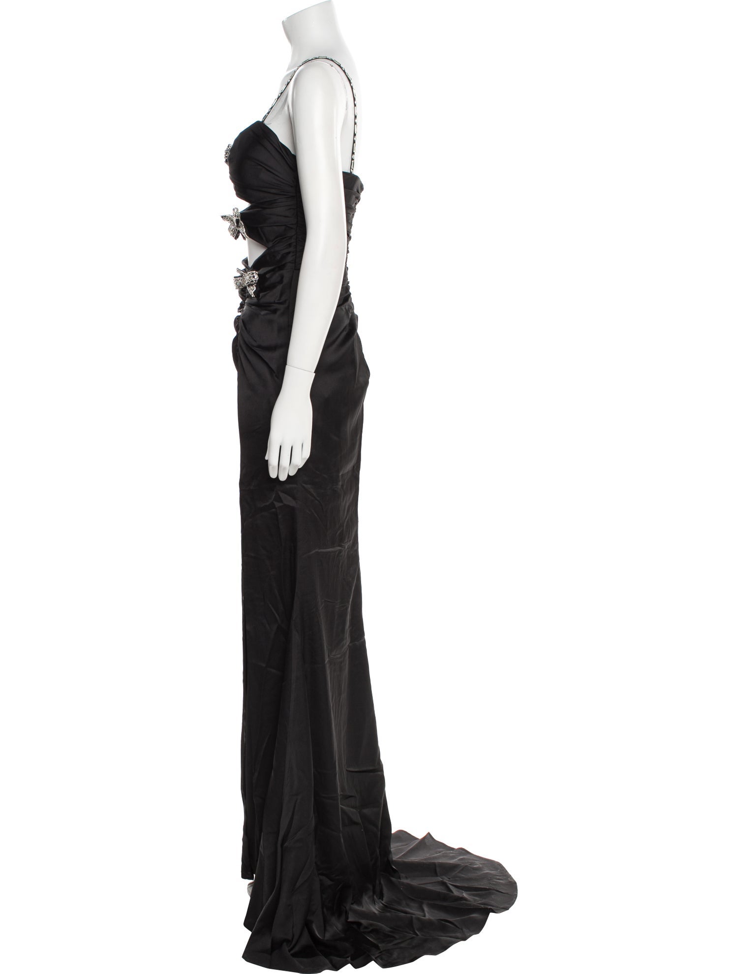 Portia & Scarlett Satin Long Dress