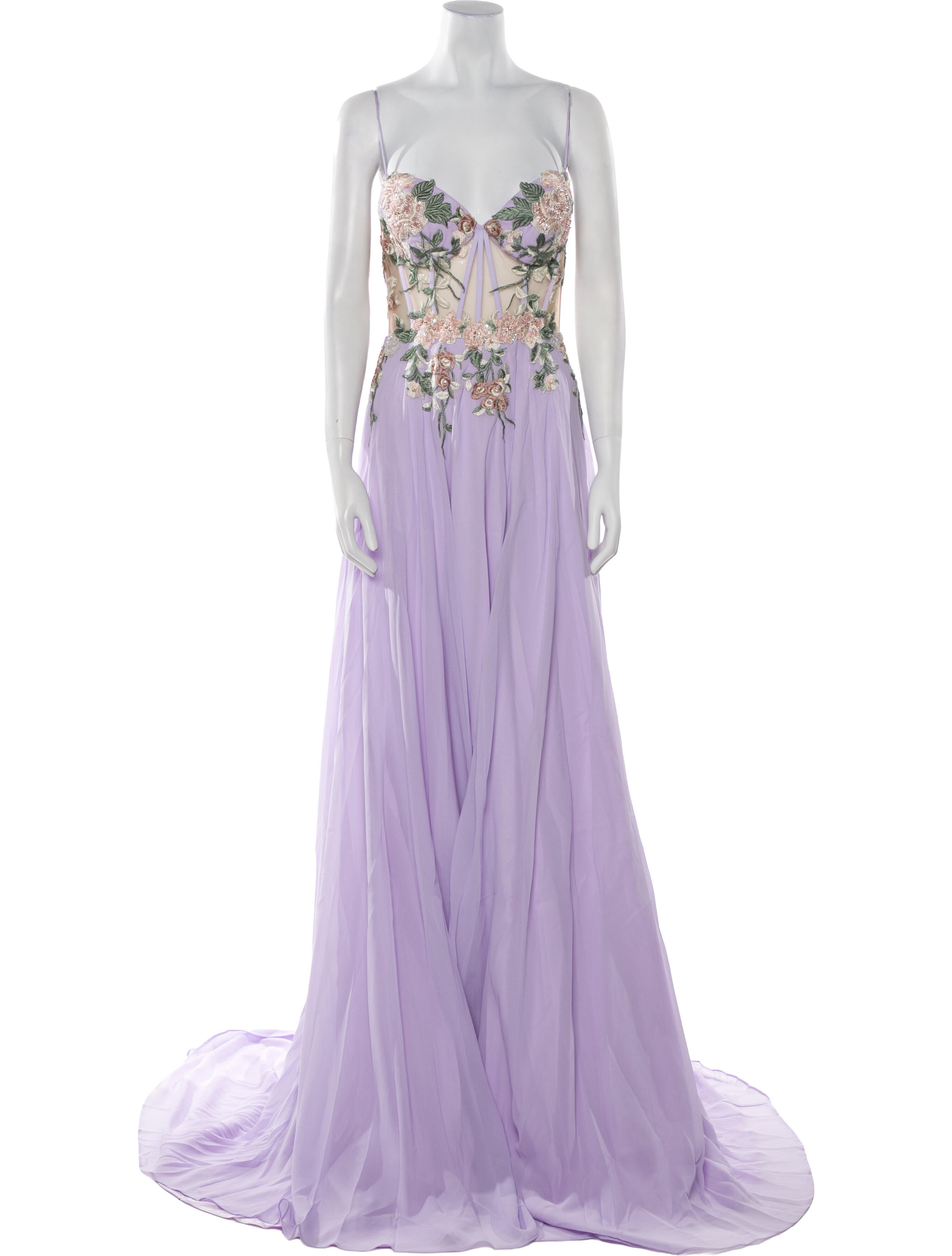 Portia & Scarlett Square Neckline Long Dress