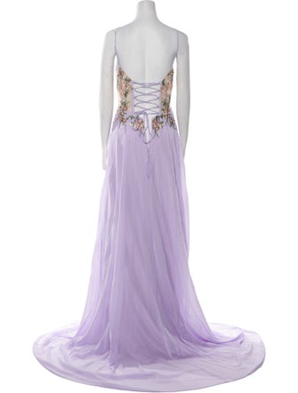 Portia & Scarlett Square Neckline Long Dress