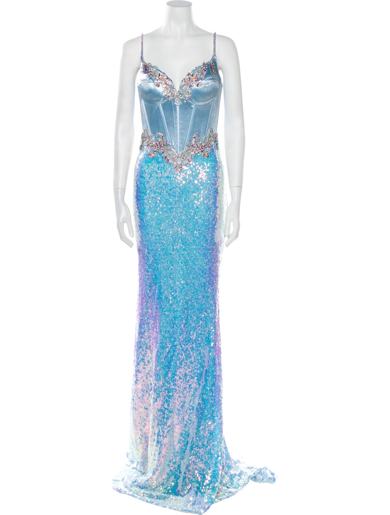 Portia & Scarlett Printed Long Dress w/ Tags