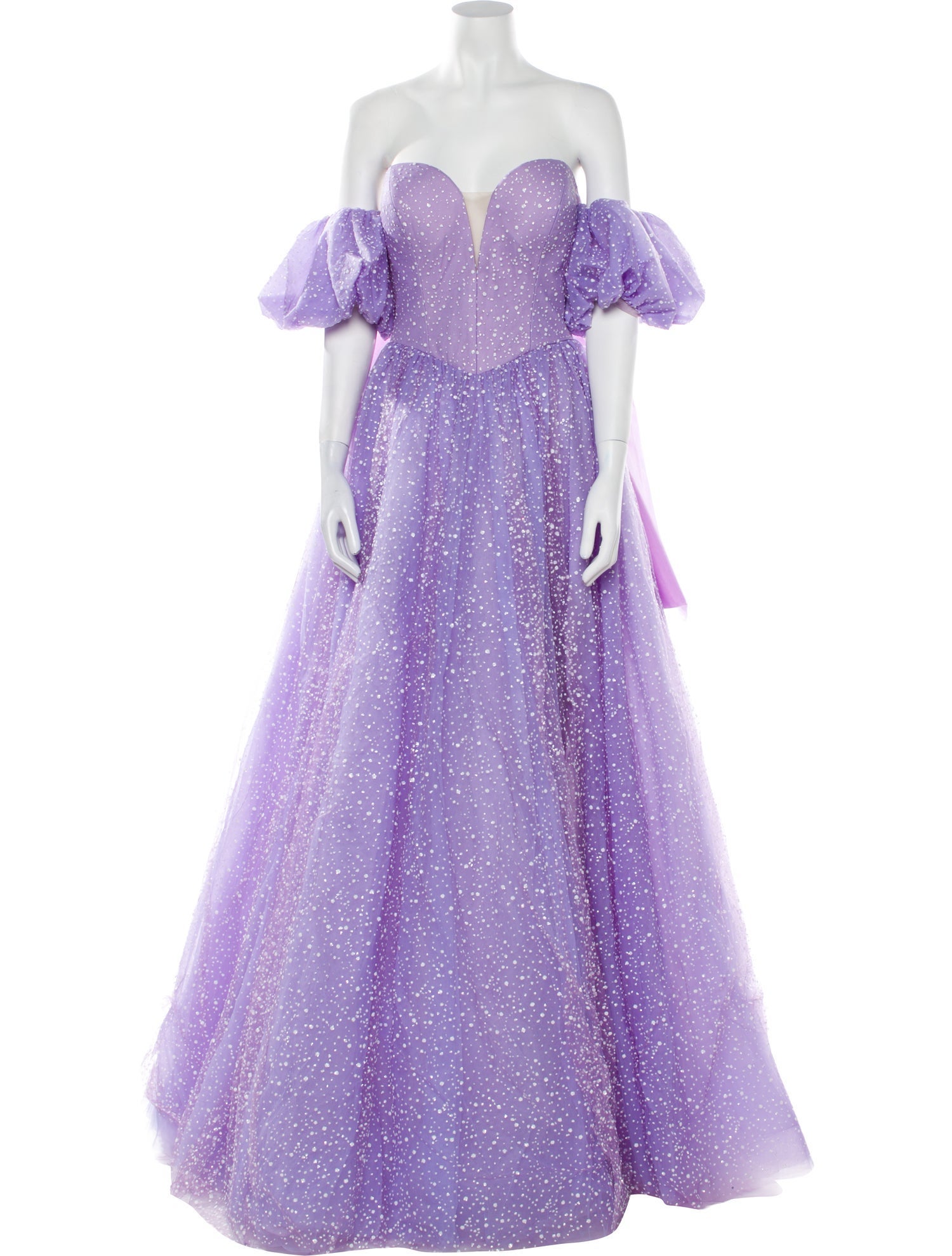 Portia & Scarlett Polka Dot Print Long Dress w/ Tags