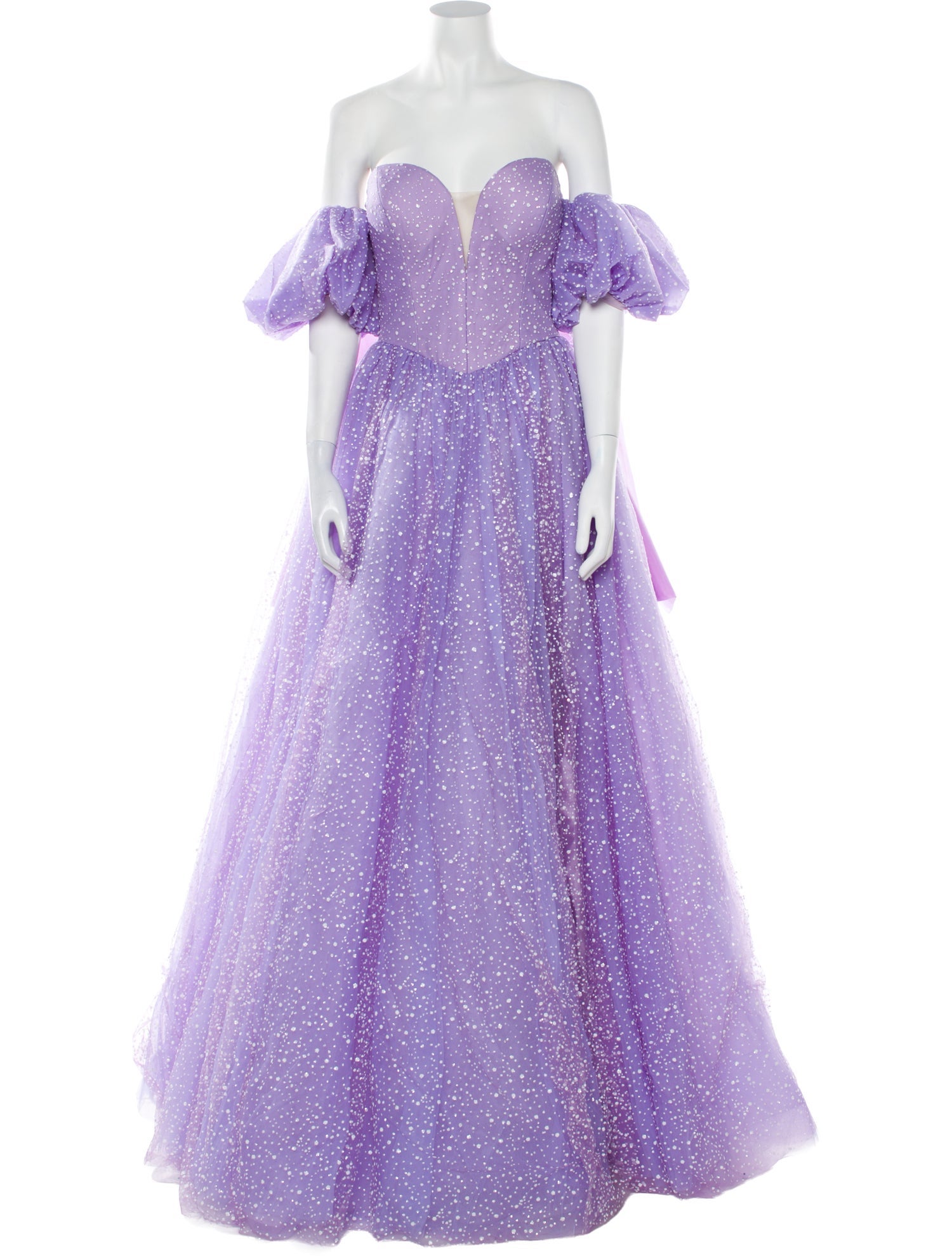 Portia & Scarlett Polka Dot Print Long Dress w/ Tags