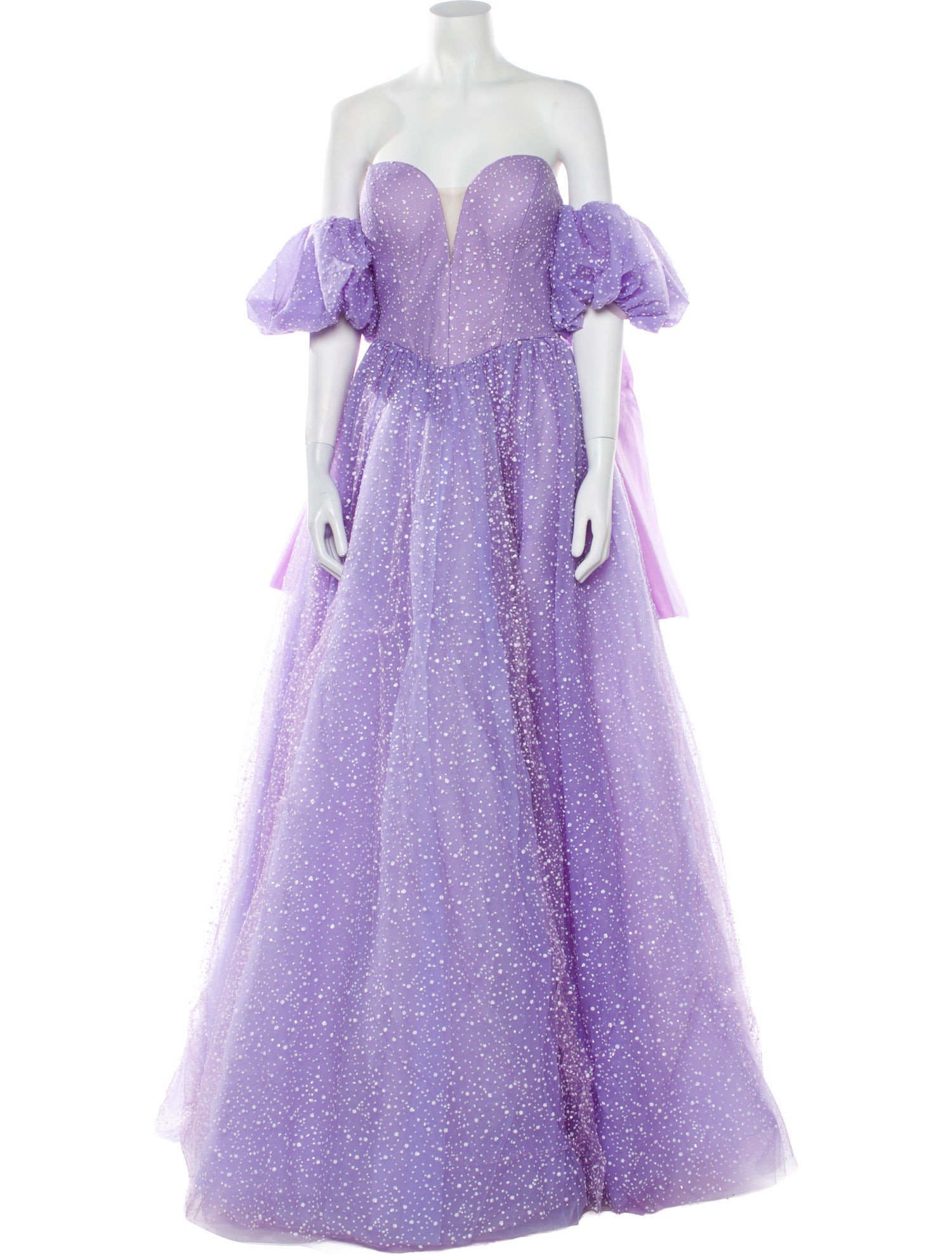 Portia & Scarlett Polka Dot Print Long Dress w/ Tags