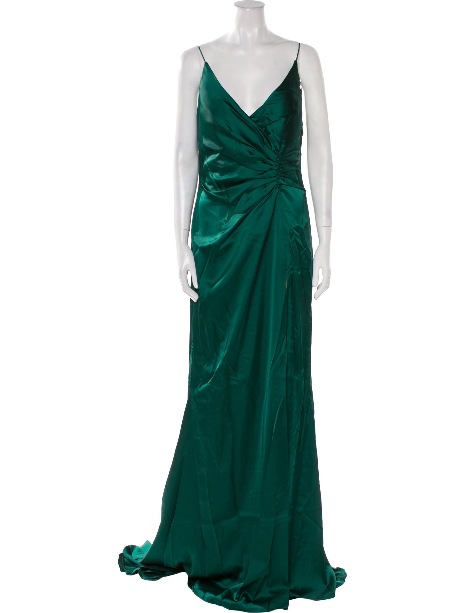 Portia & Scarlett Plunge Neckline Long Dress w/ Tags