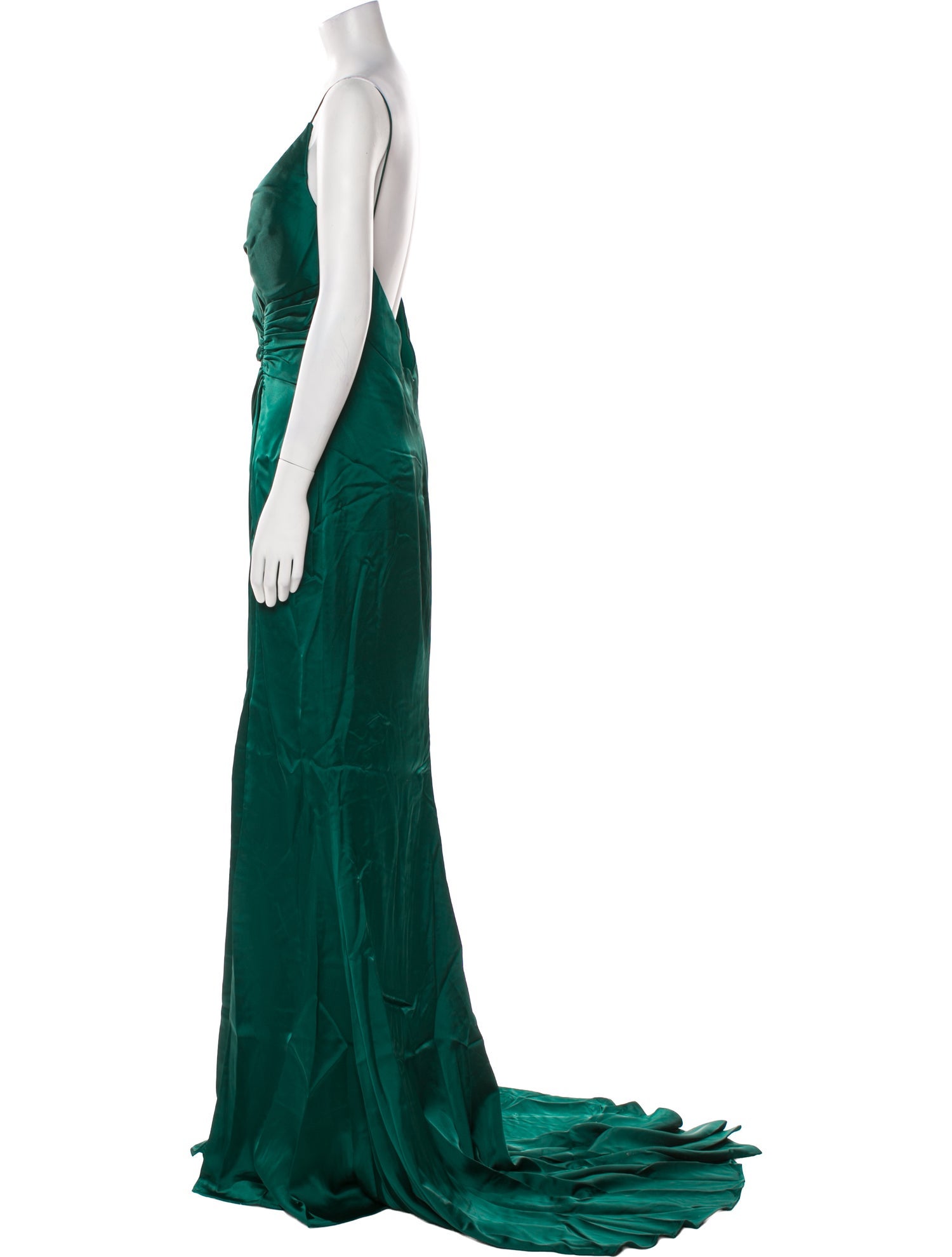 Portia & Scarlett Plunge Neckline Long Dress w/ Tags