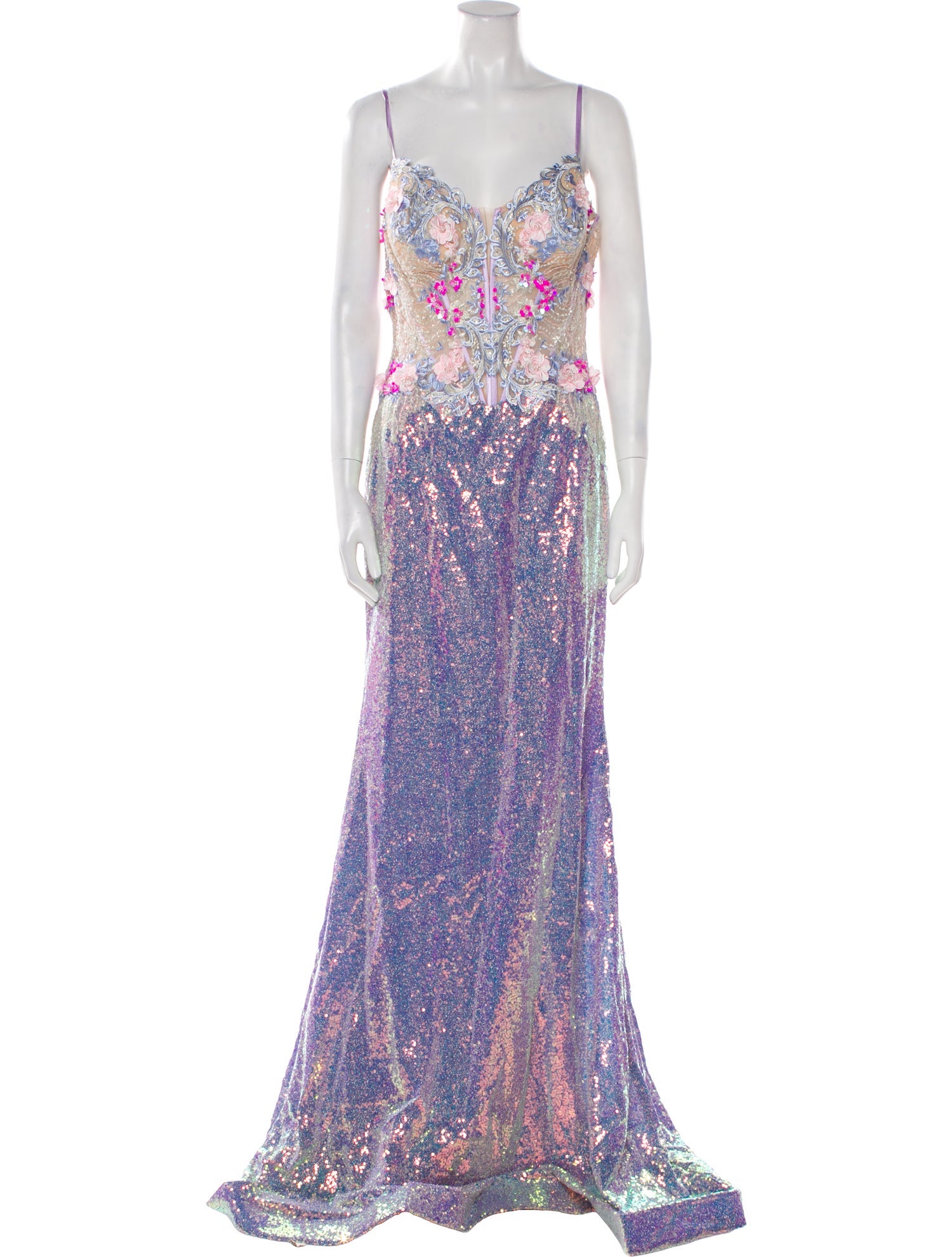 Portia & Scarlett Printed Long Dress w/ Tags