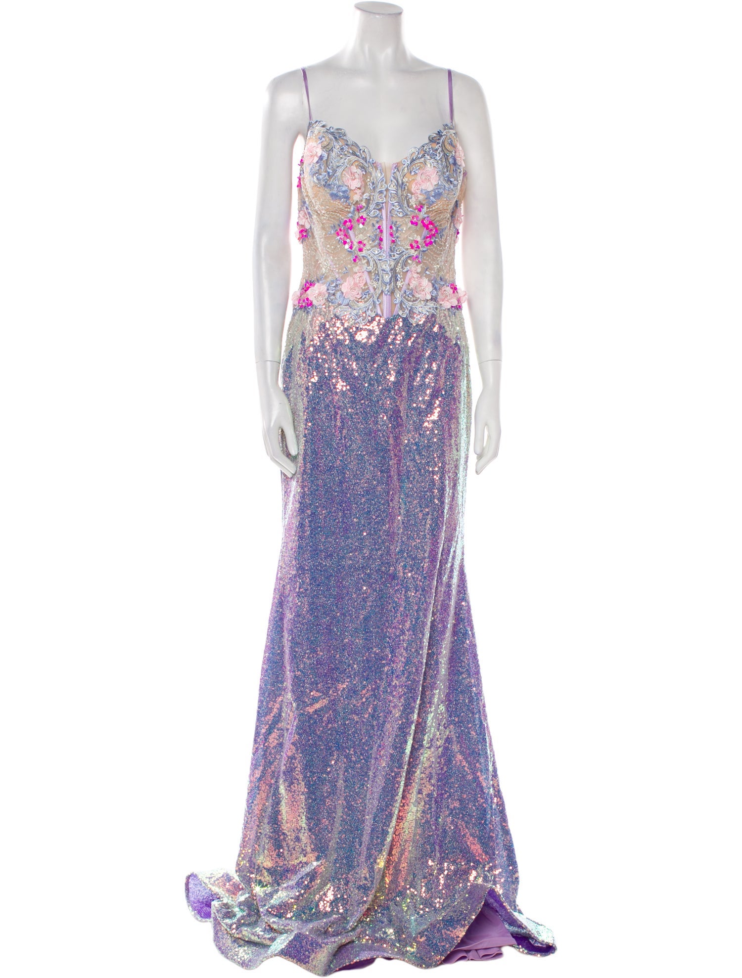 Portia & Scarlett Printed Long Dress w/ Tags