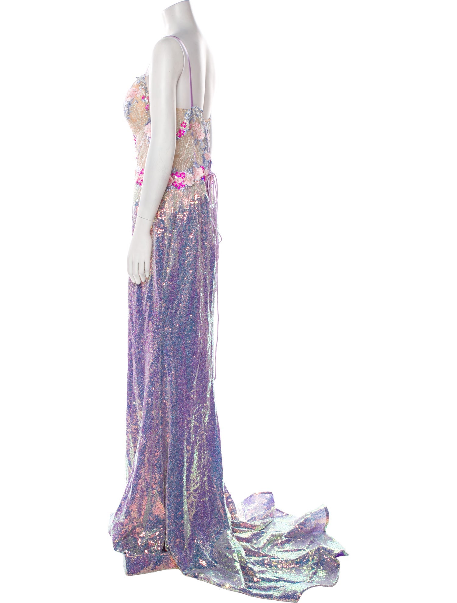 Portia & Scarlett Floral Print Long Dress w/ Tags