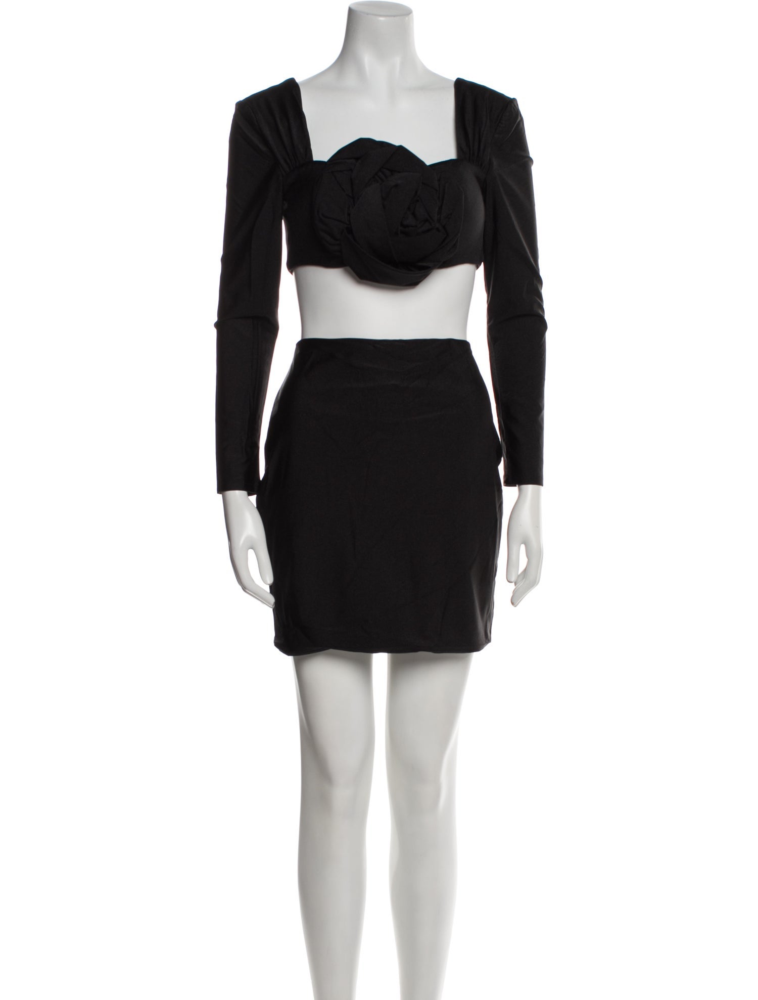 Portia & Scarlett Crochet Trim Skirt Set