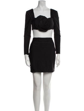 Portia & Scarlett Crochet Trim Skirt Set