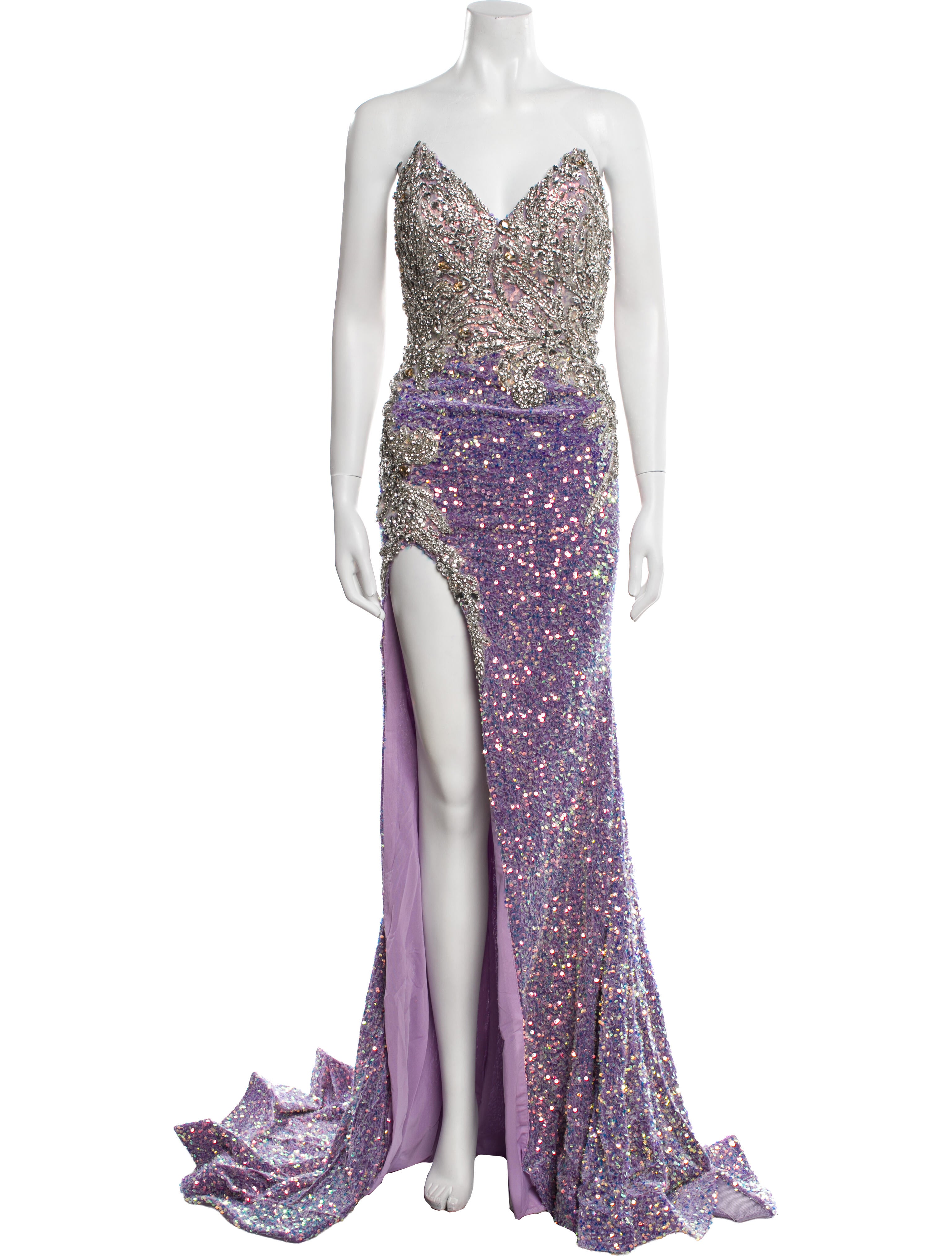 Portia & Scarlett Patterned Long Dress w/ Tags