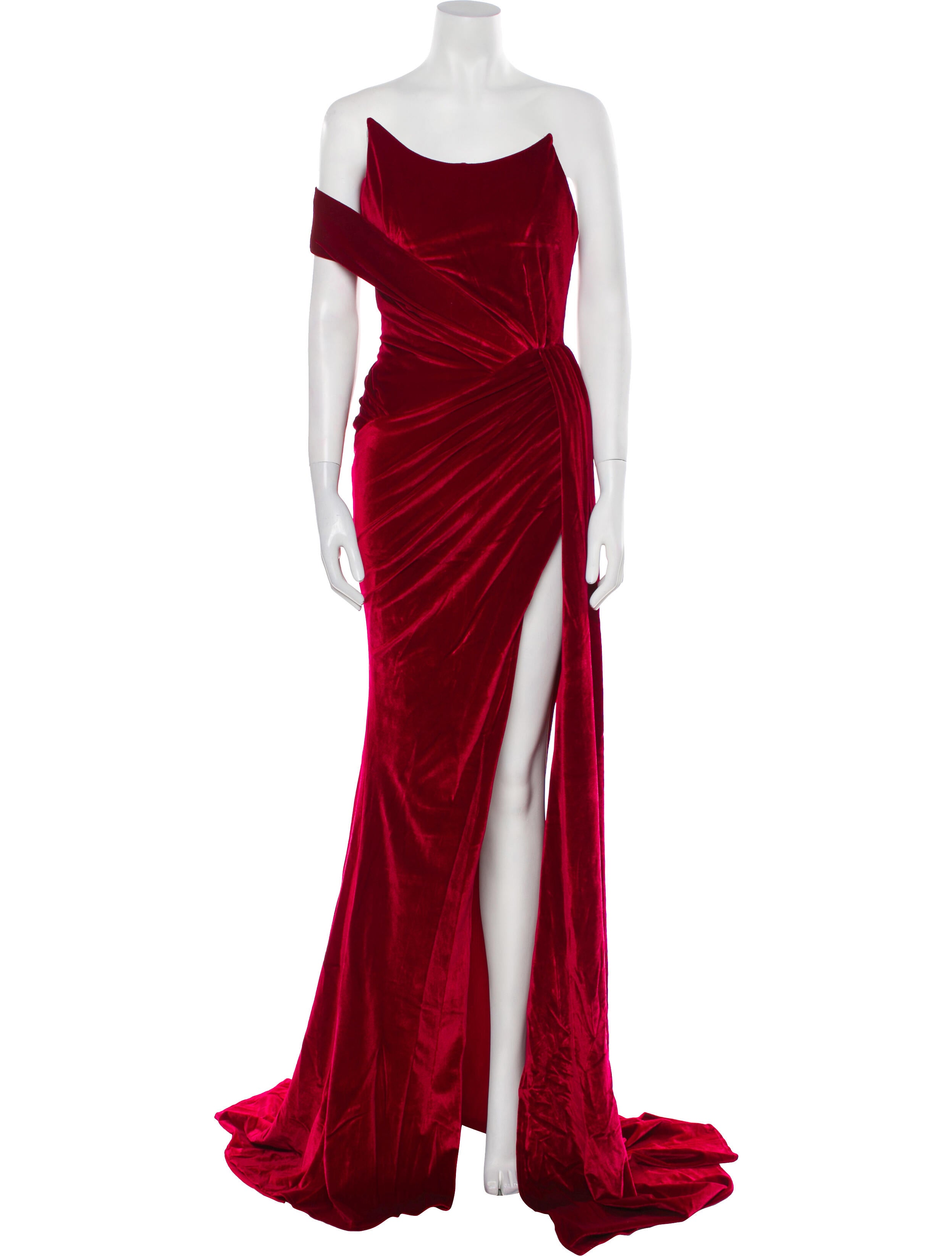 Portia & Scarlett Velvet Long Dress