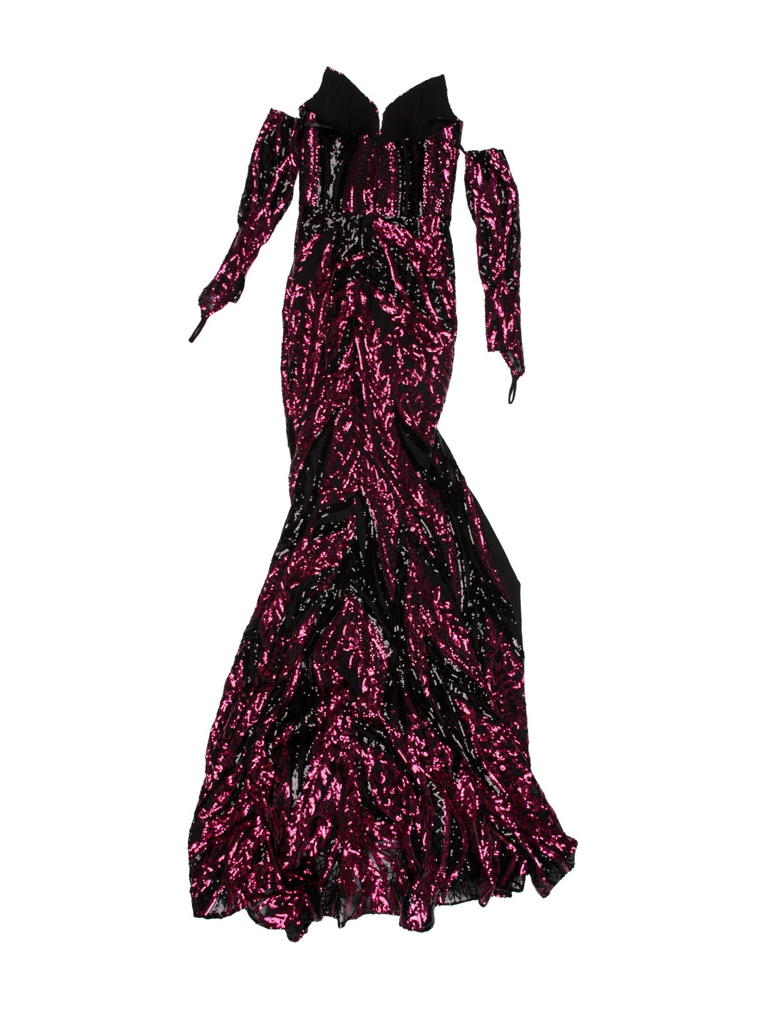 Portia & Scarlett Lace Pattern Long Dress