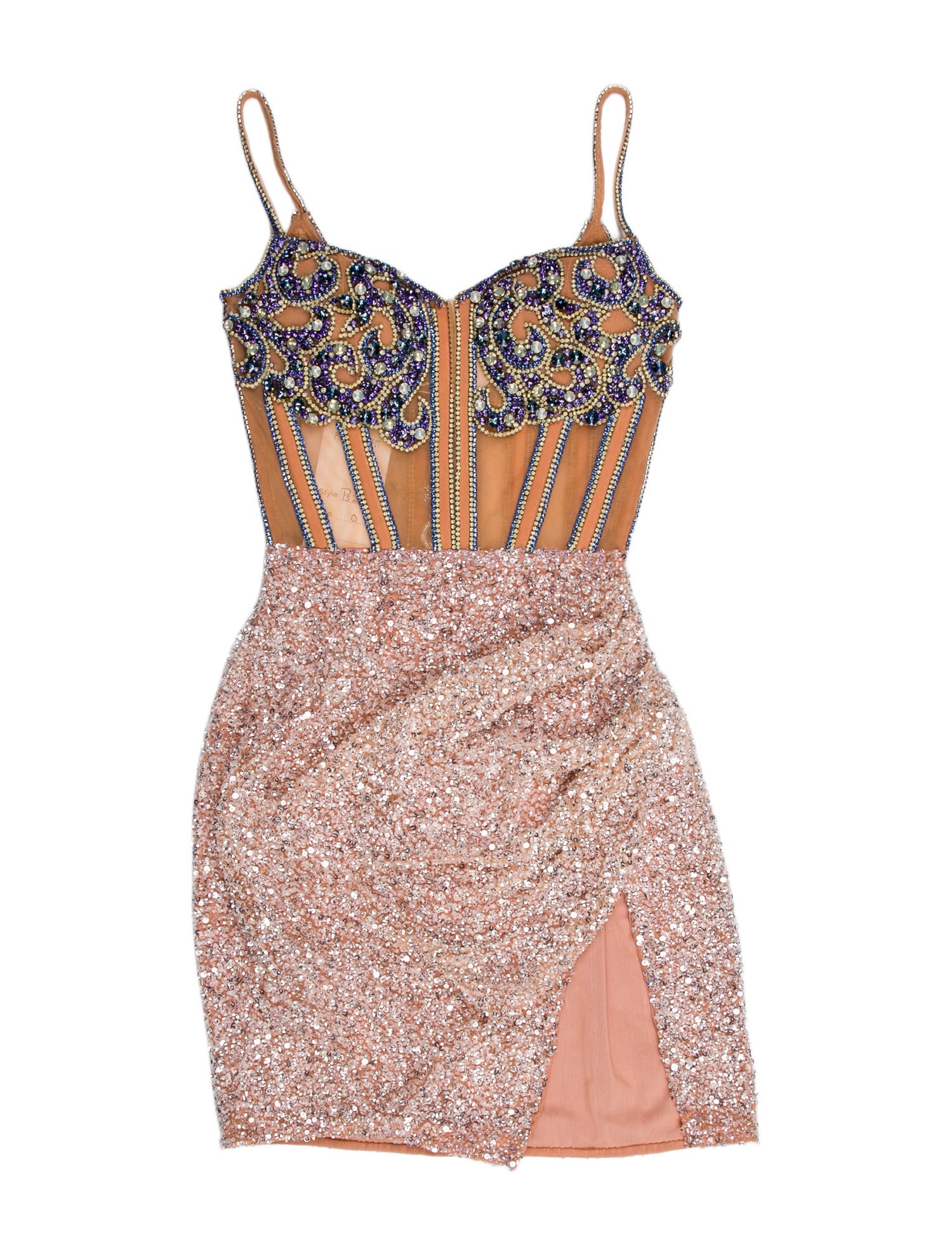 Portia & Scarlett Paisley Print Mini Dress