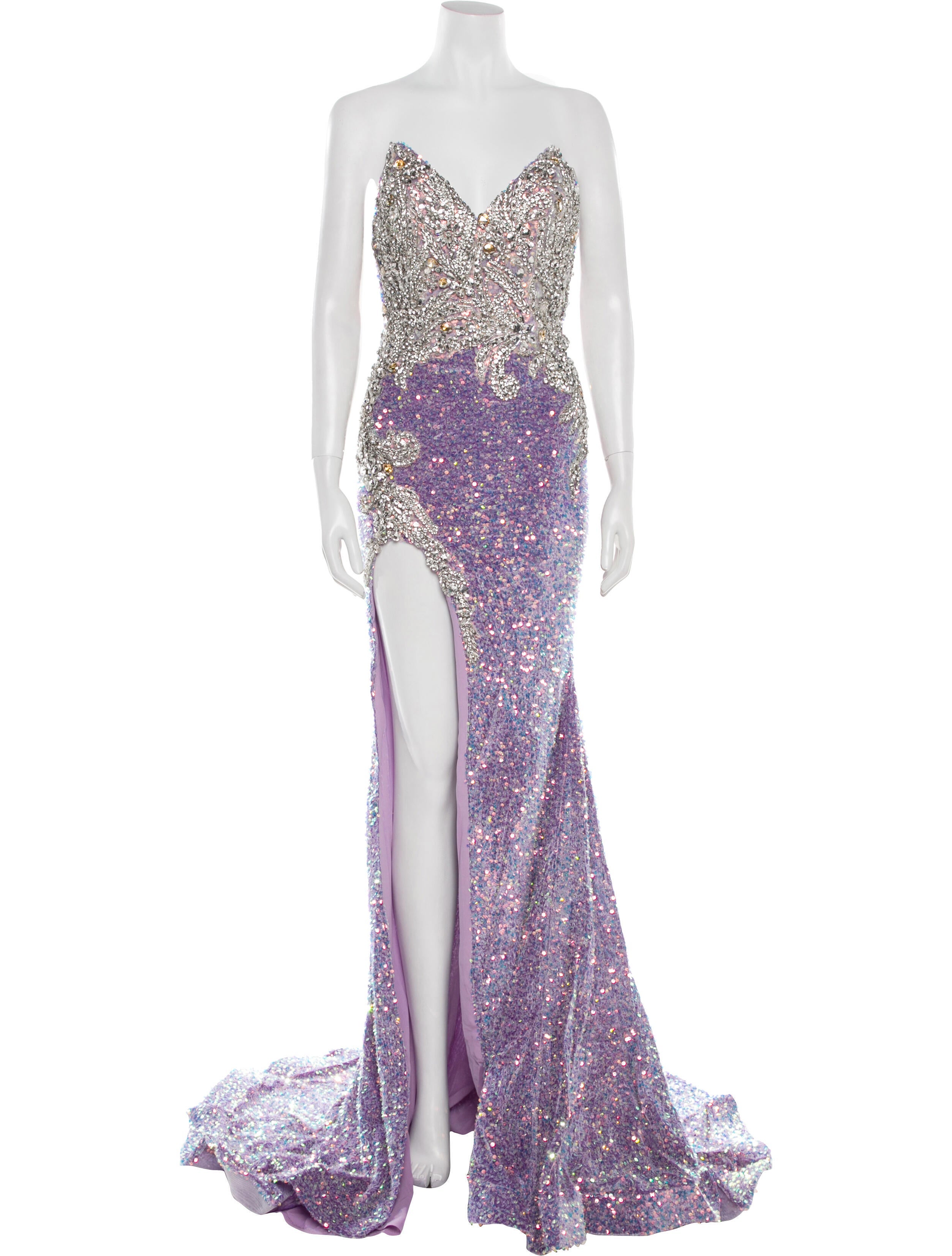 Portia & Scarlett Patterned Long Dress w/ Tags