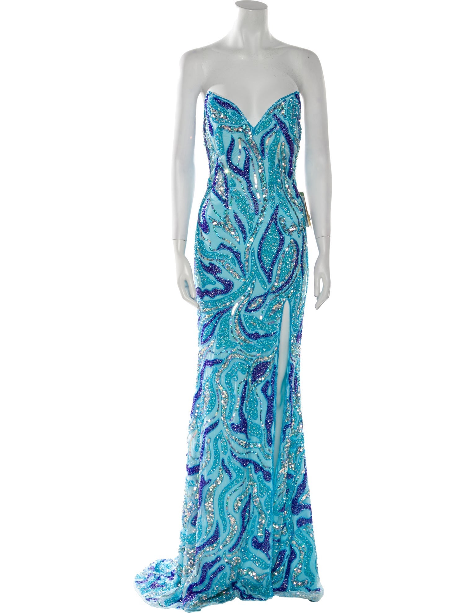 Portia & Scarlett Paisley Print Long Dress w/ Tags