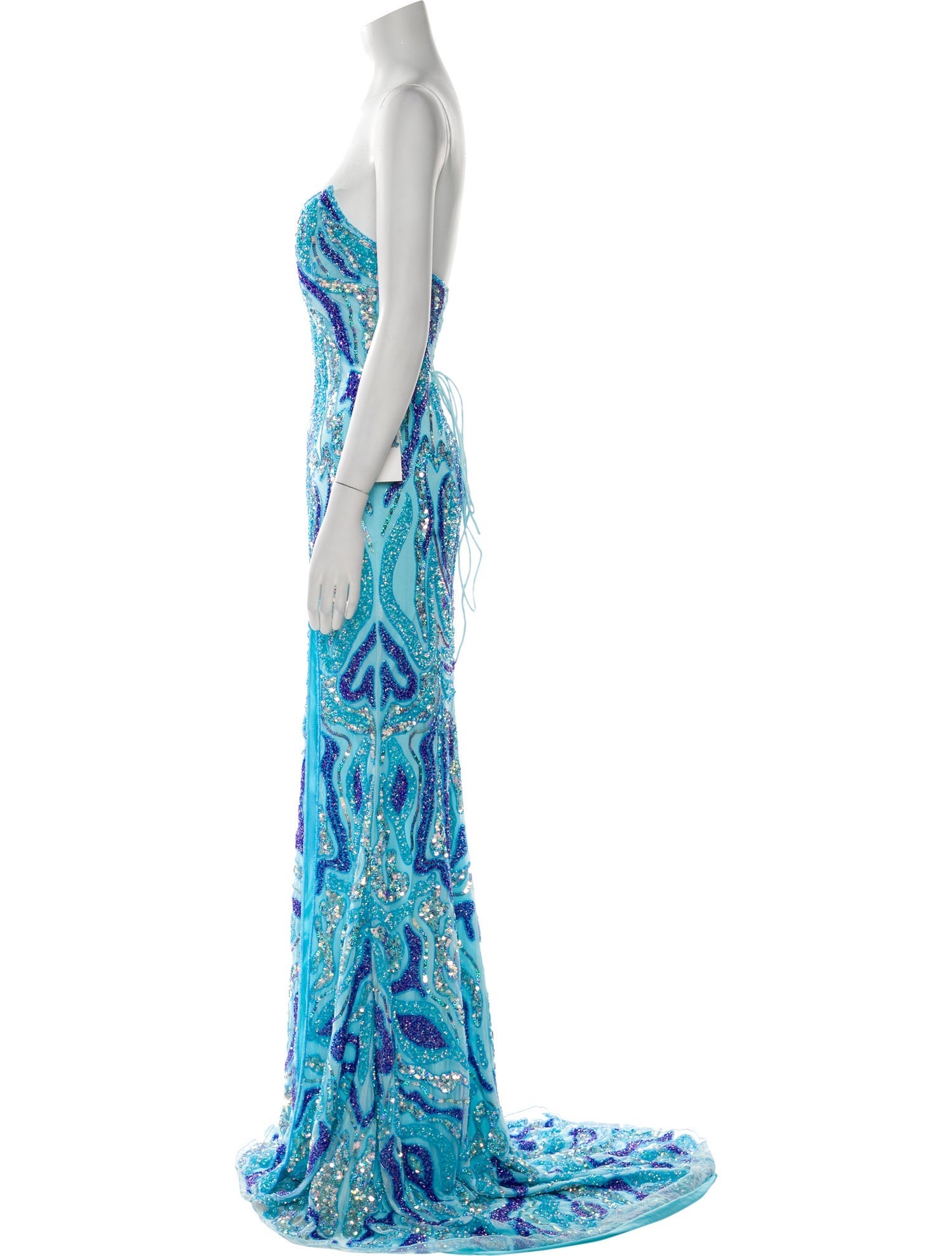 Portia & Scarlett Paisley Print Long Dress w/ Tags