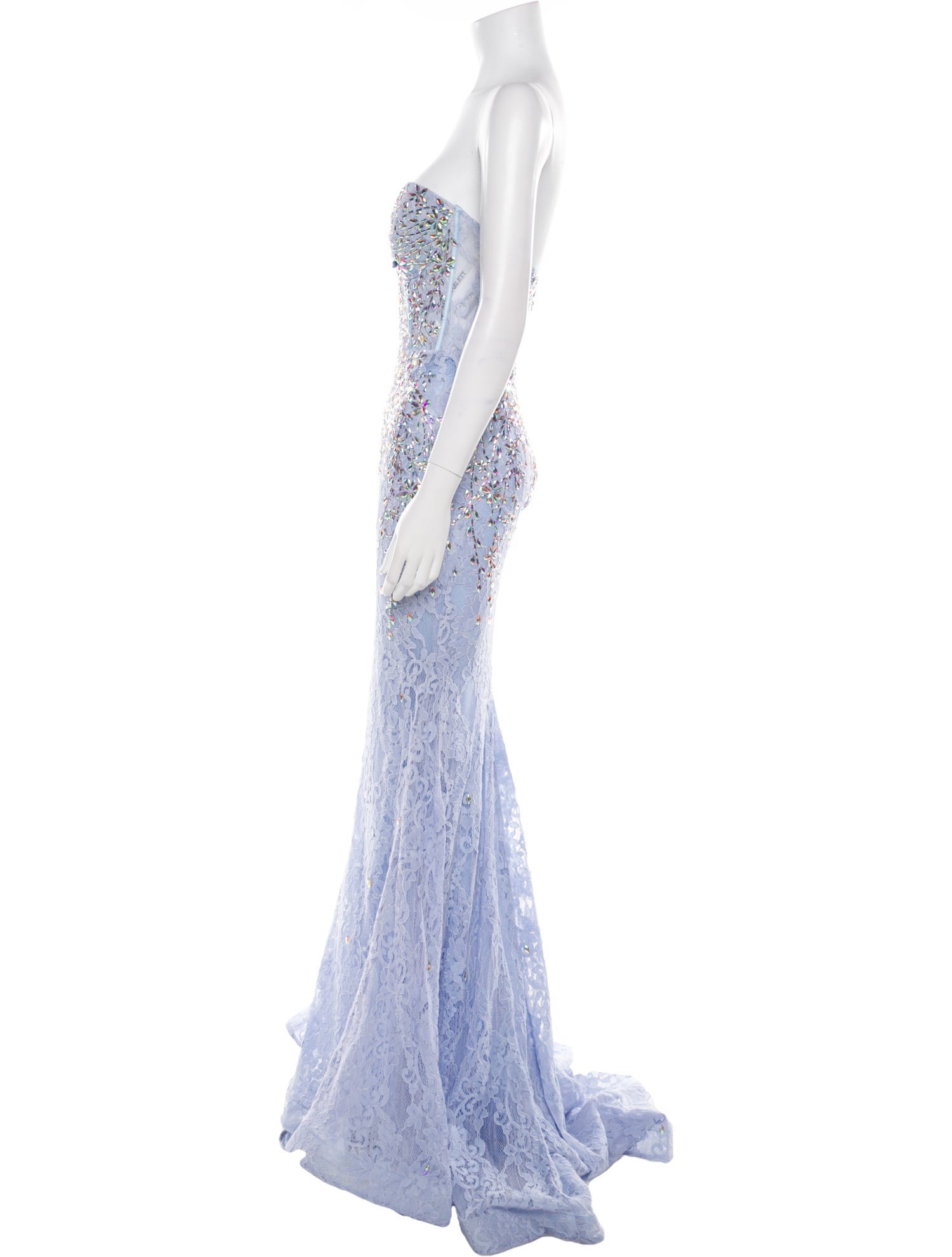 Portia & Scarlett Lace Pattern Long Dress