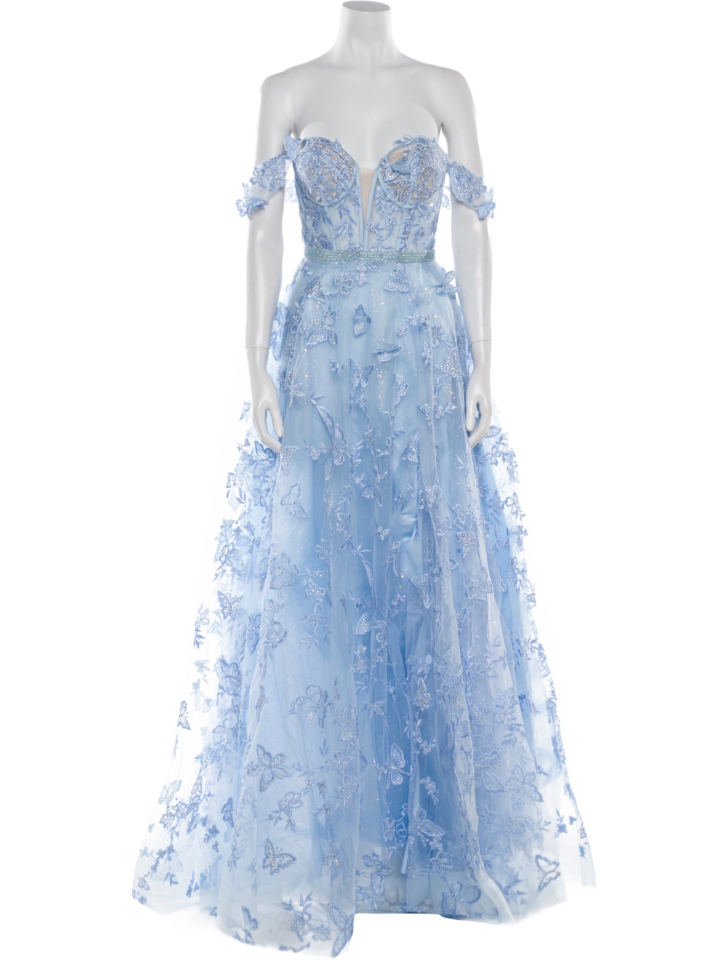 Portia & Scarlett Lace Pattern Long Dress w/ Tags