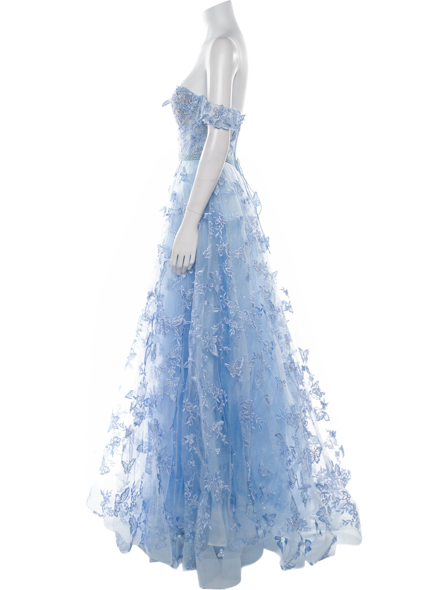 Portia & Scarlett Lace Pattern Long Dress w/ Tags