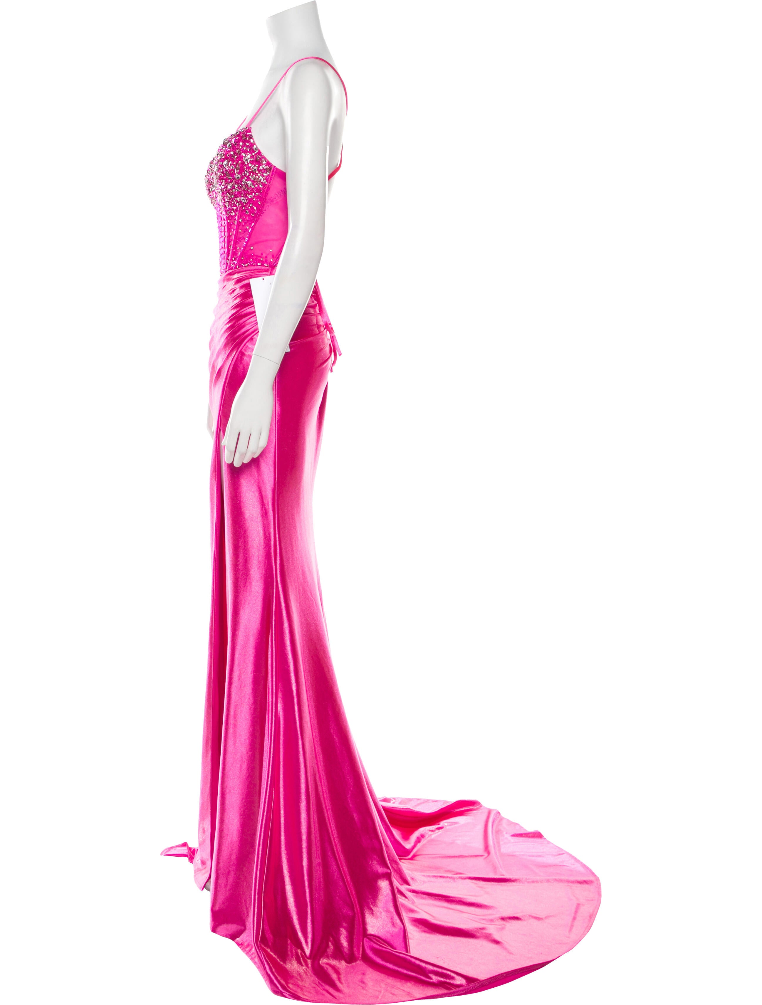 Portia & Scarlett Plunge Neckline Long Dress