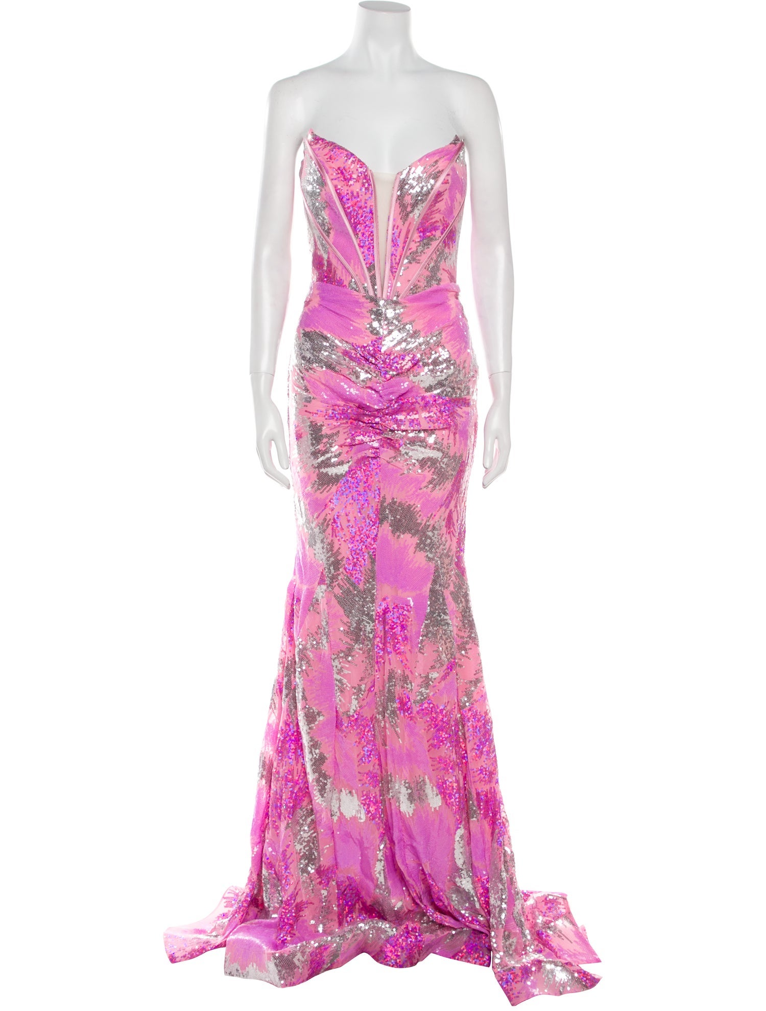 Portia & Scarlett Printed Long Dress w/ Tags