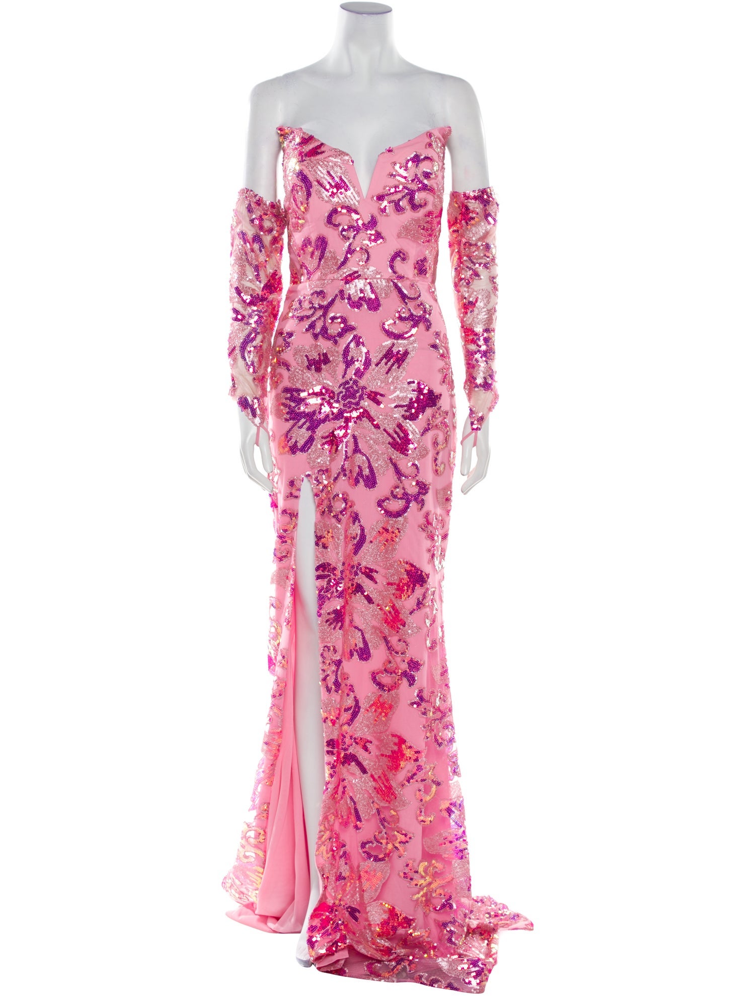 Portia & Scarlett Floral Print Long Dress w/ Tags