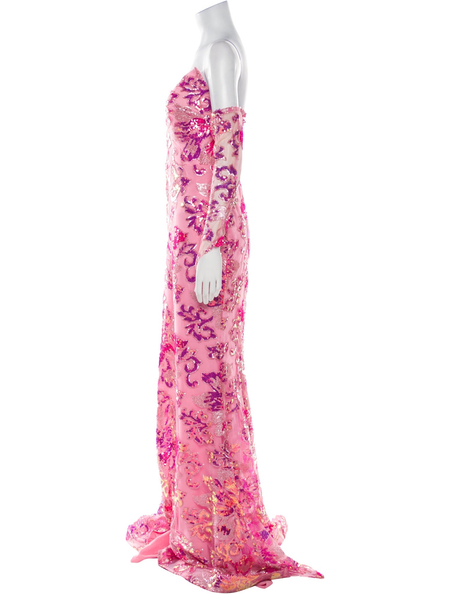 Portia & Scarlett Floral Print Long Dress w/ Tags