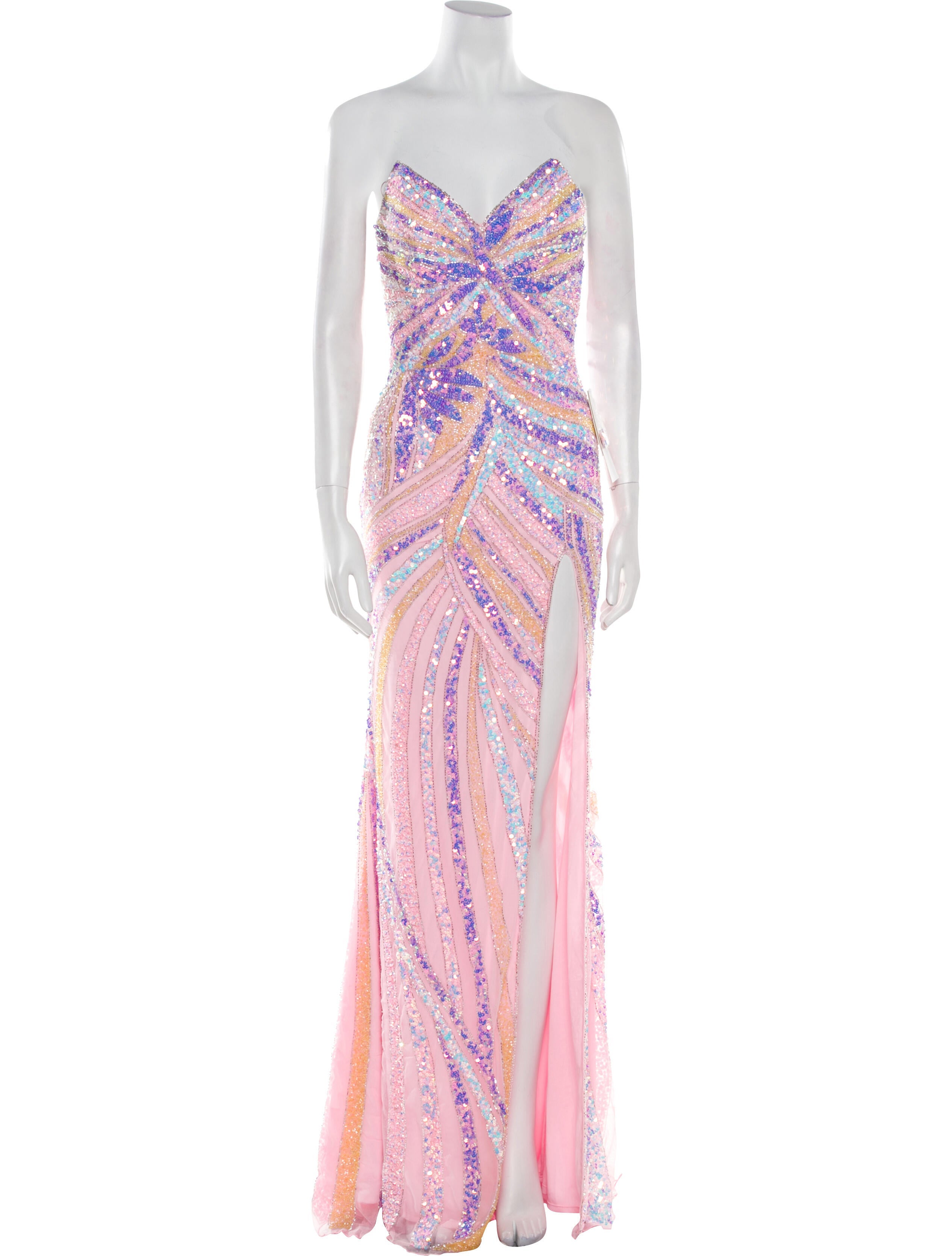 Portia & Scarlett Printed Long Dress w/ Tags