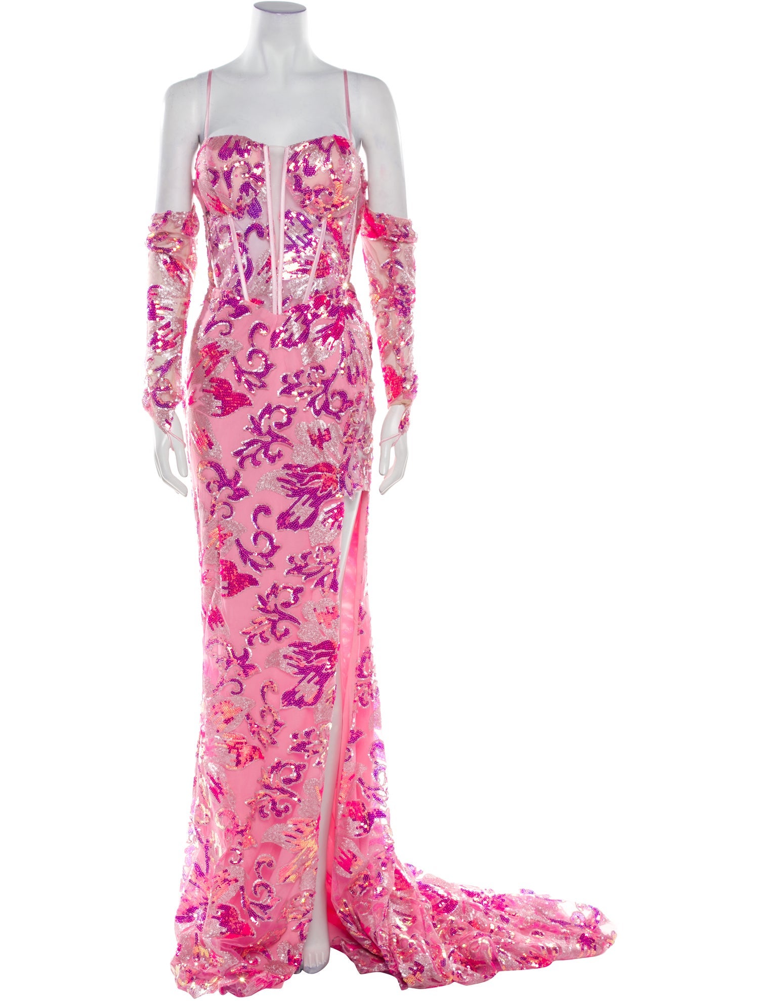 Portia & Scarlett Lace Pattern Long Dress w/ Tags