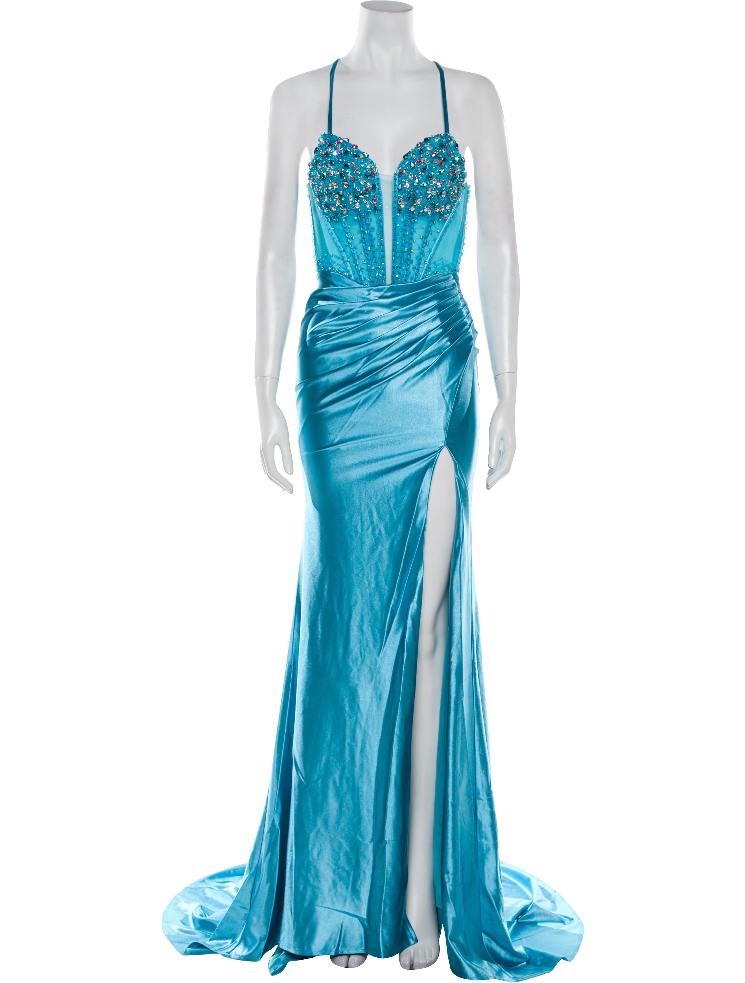 Portia & Scarlett Halterneck Long Dress w/ Tags