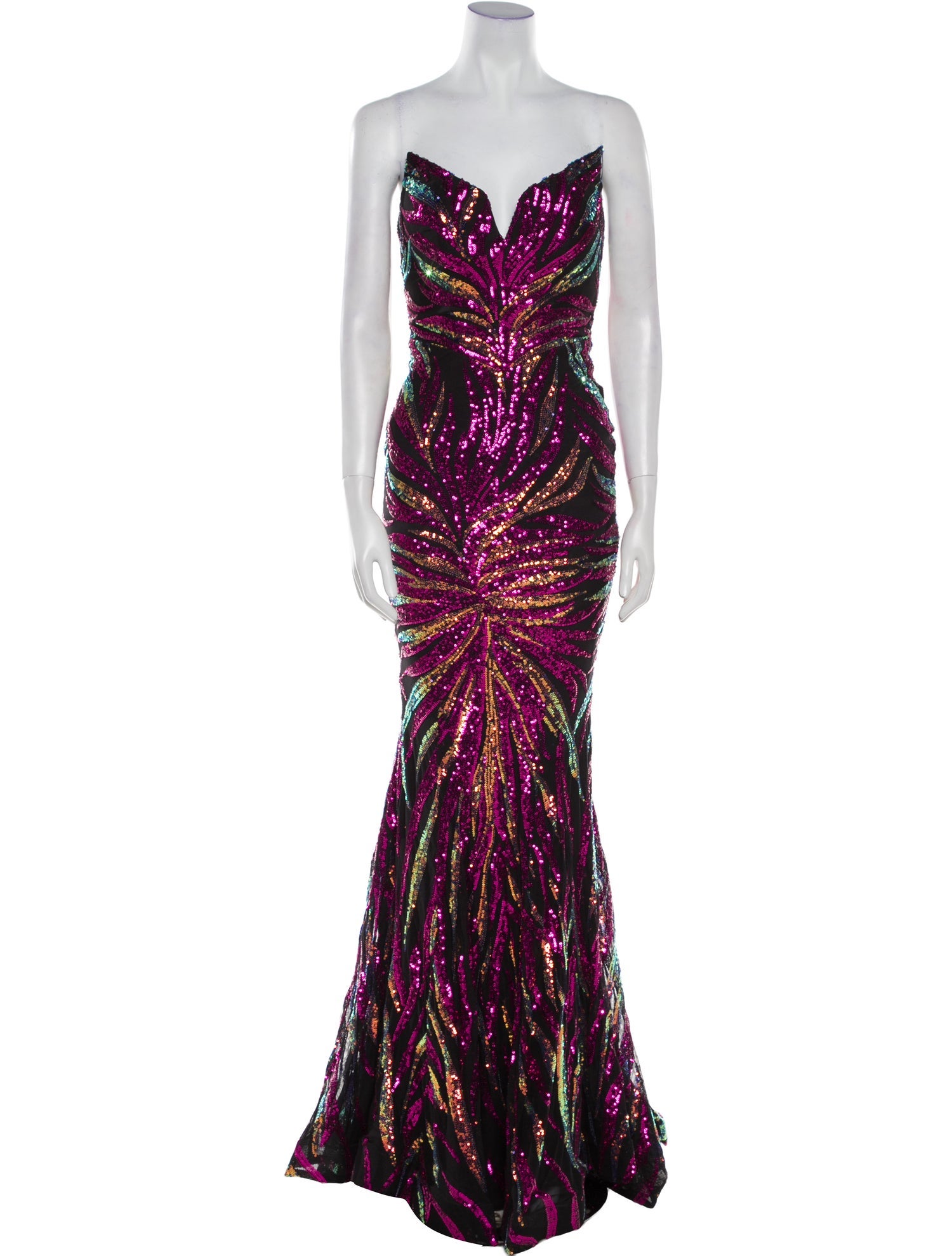 Portia & Scarlett Printed Long Dress w/ Tags