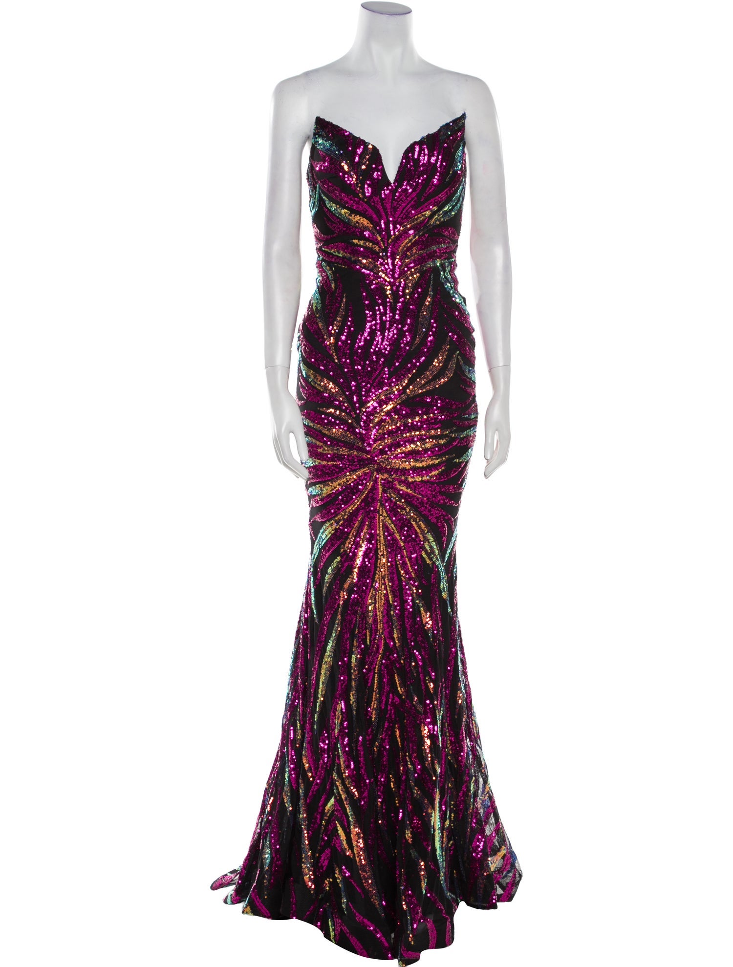 Portia & Scarlett Printed Long Dress w/ Tags