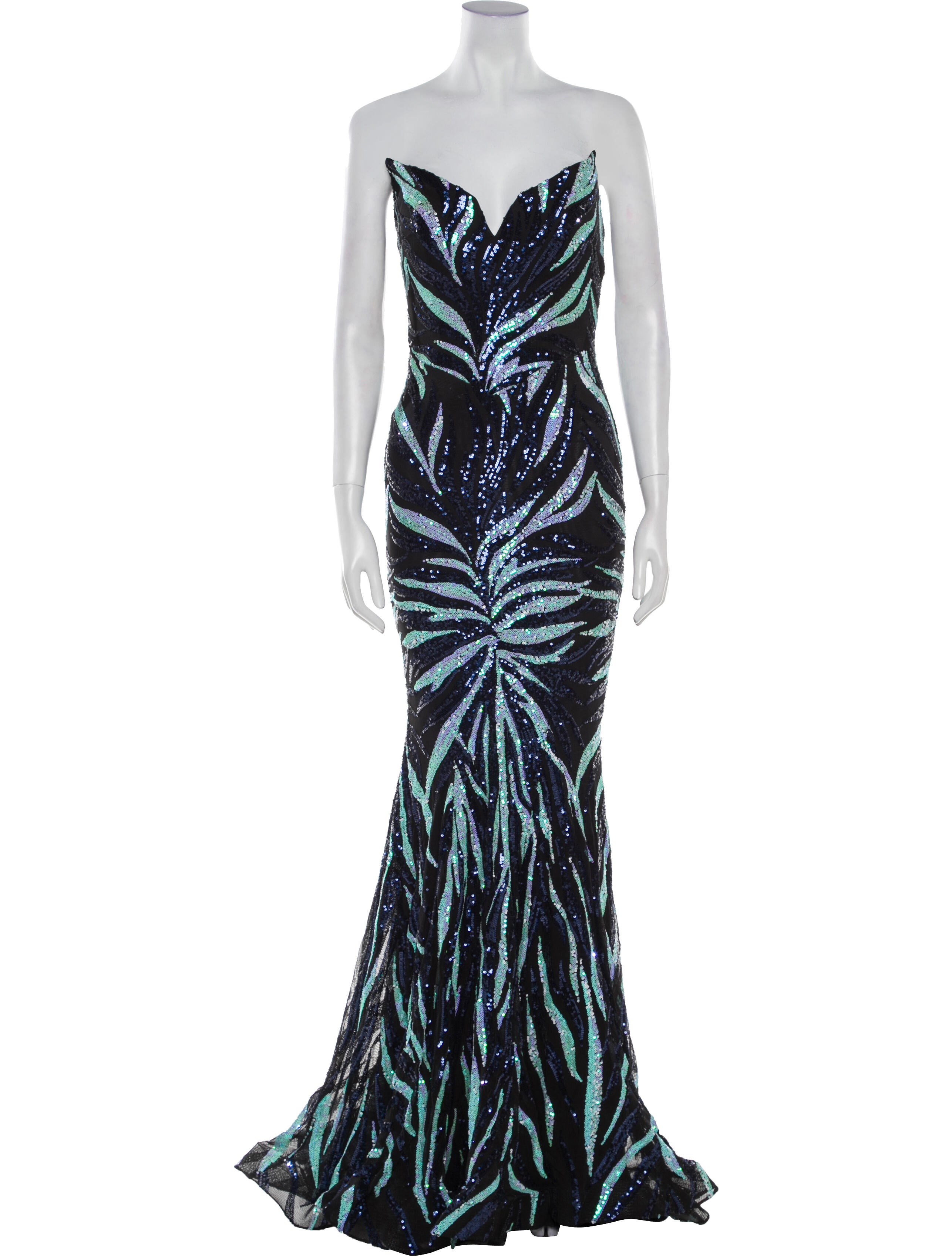 Portia & Scarlett Patterned Long Dress w/ Tags