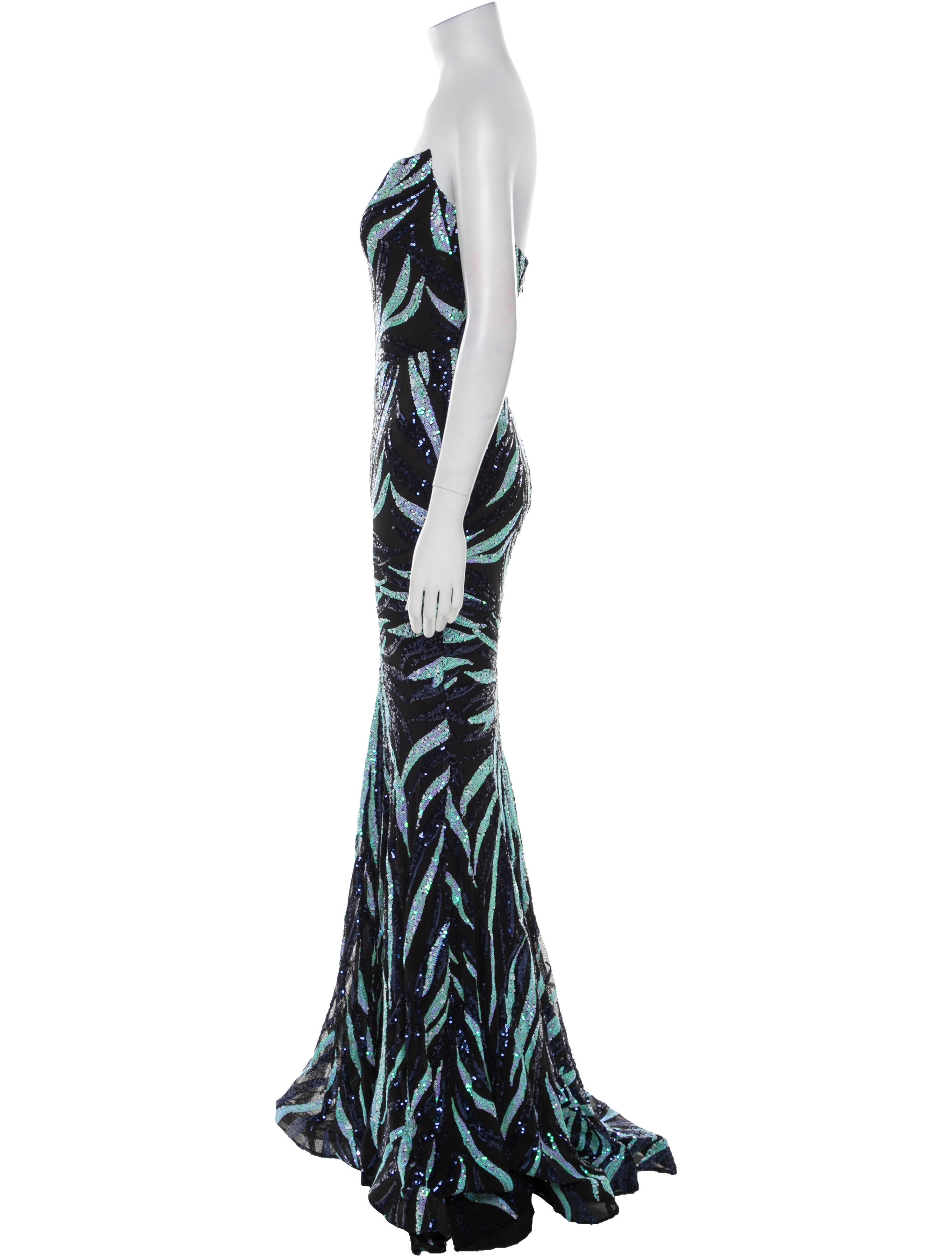 Portia & Scarlett Patterned Long Dress w/ Tags