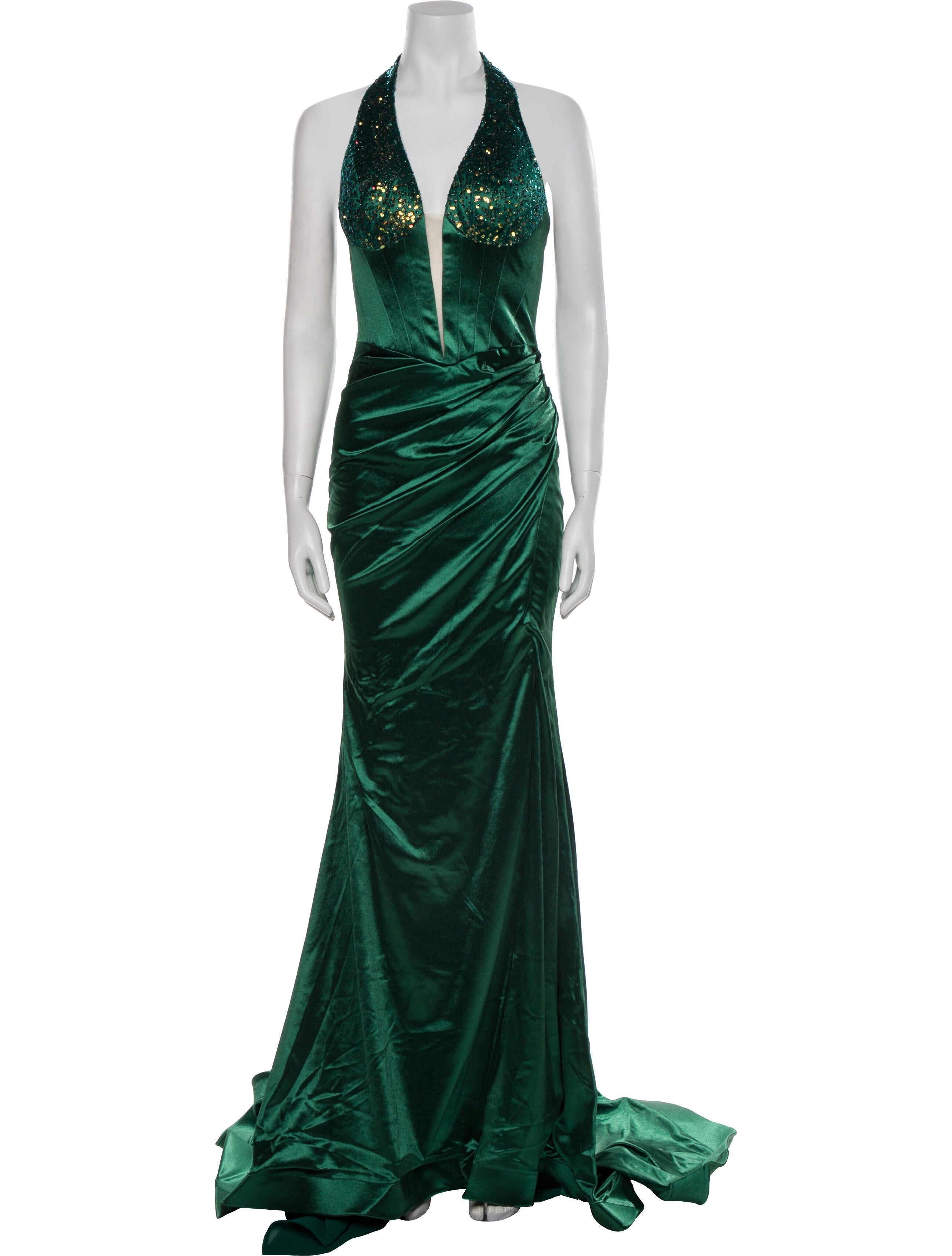 Portia & Scarlett Halterneck Midi Length Dress w/ Tags