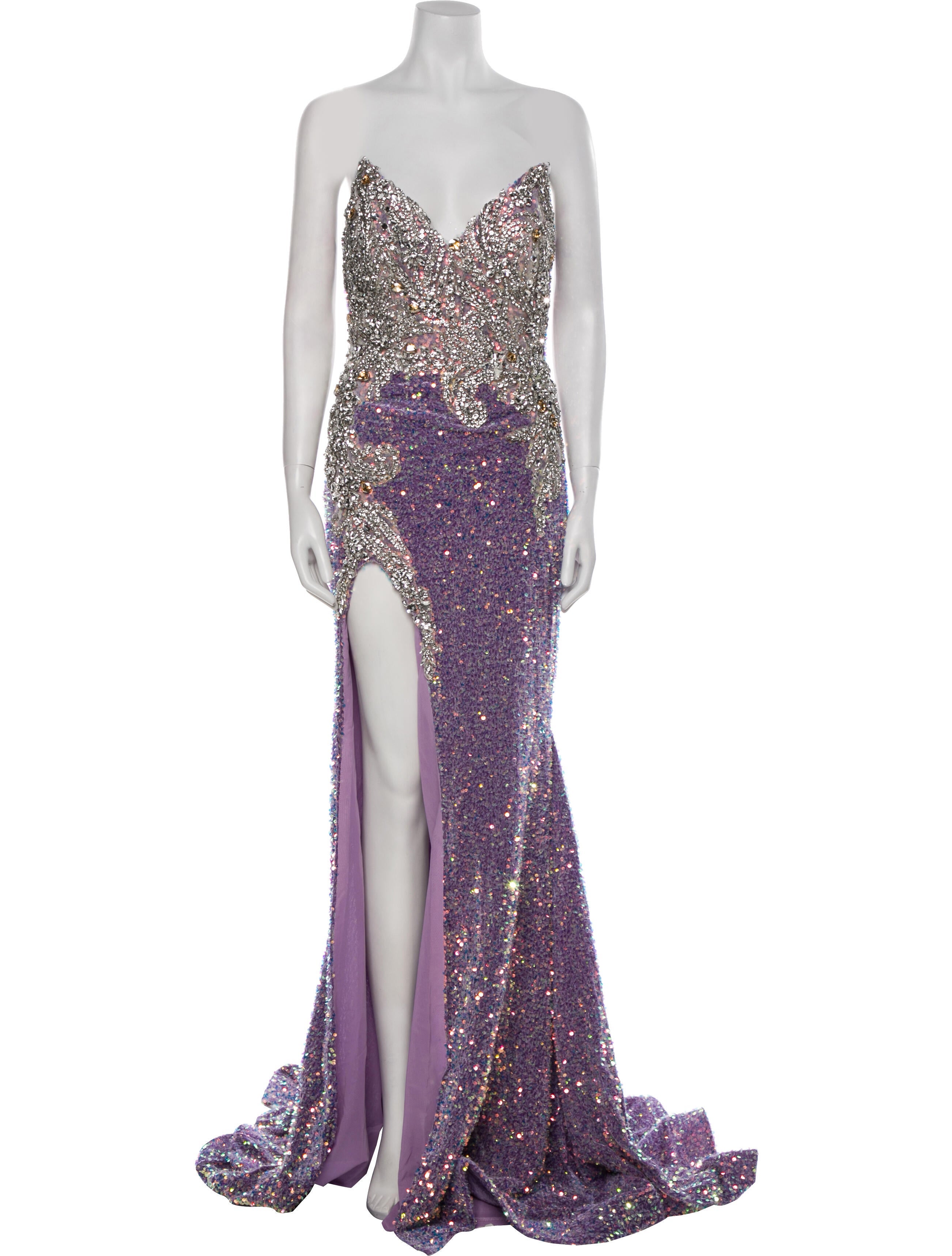 Portia & Scarlett Patterned Long Dress w/ Tags