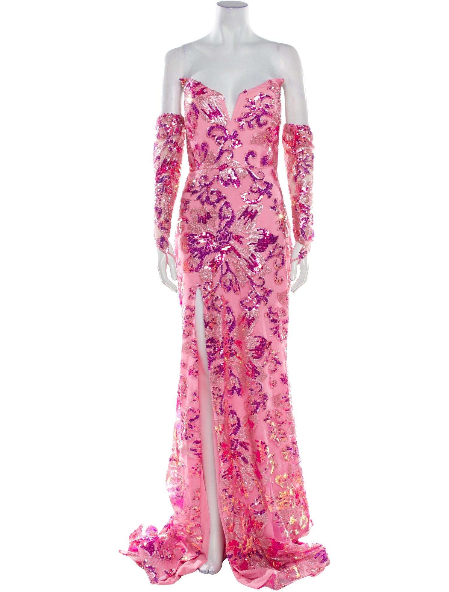 Portia & Scarlett Floral Print Long Dress w/ Tags