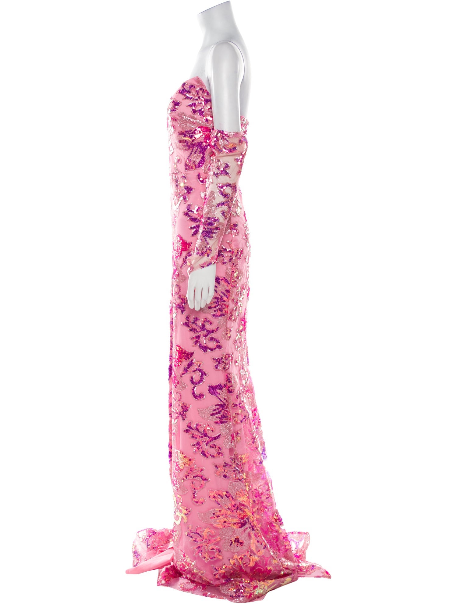 Portia & Scarlett Floral Print Long Dress w/ Tags