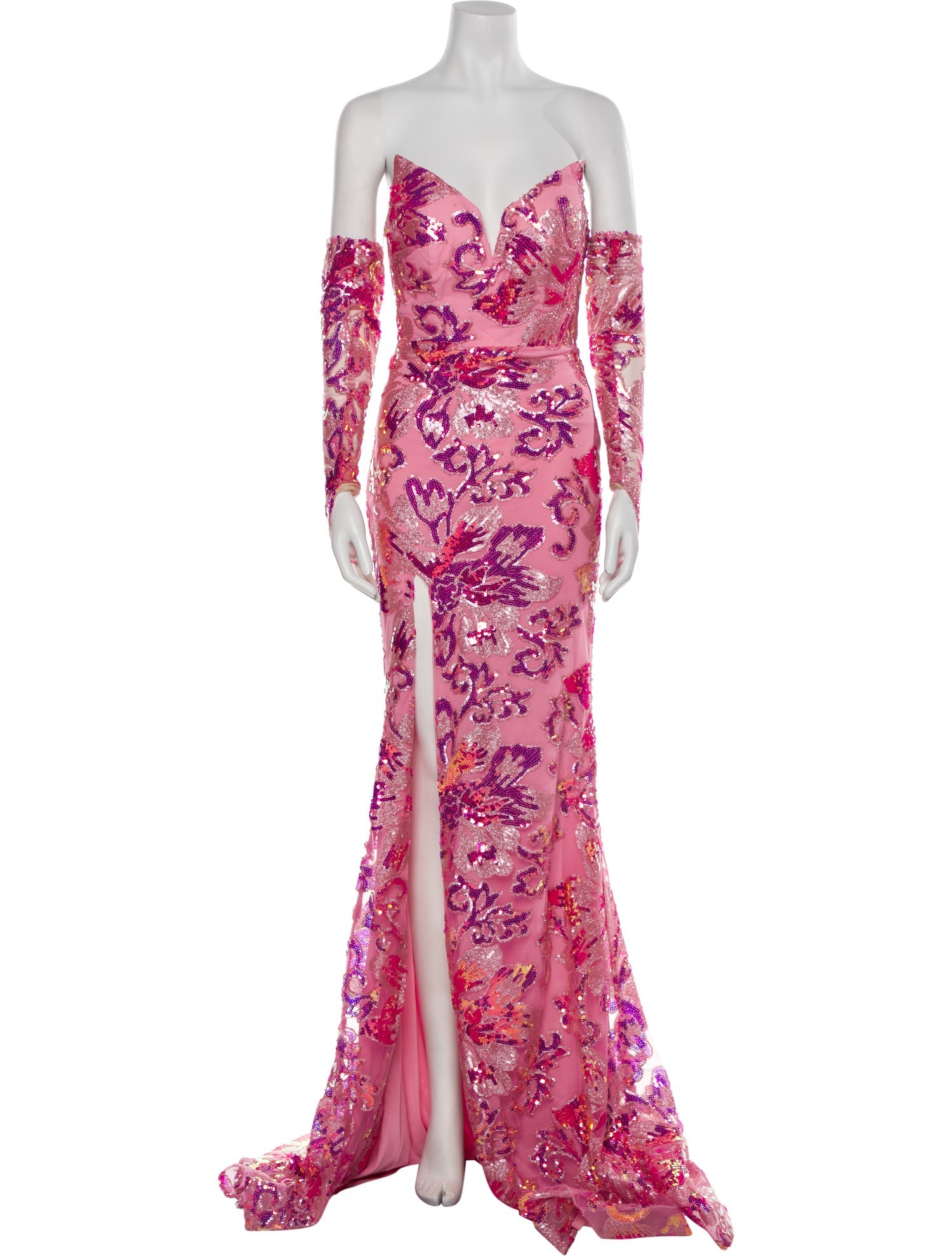 Portia & Scarlett Patterned Long Dress w/ Tags