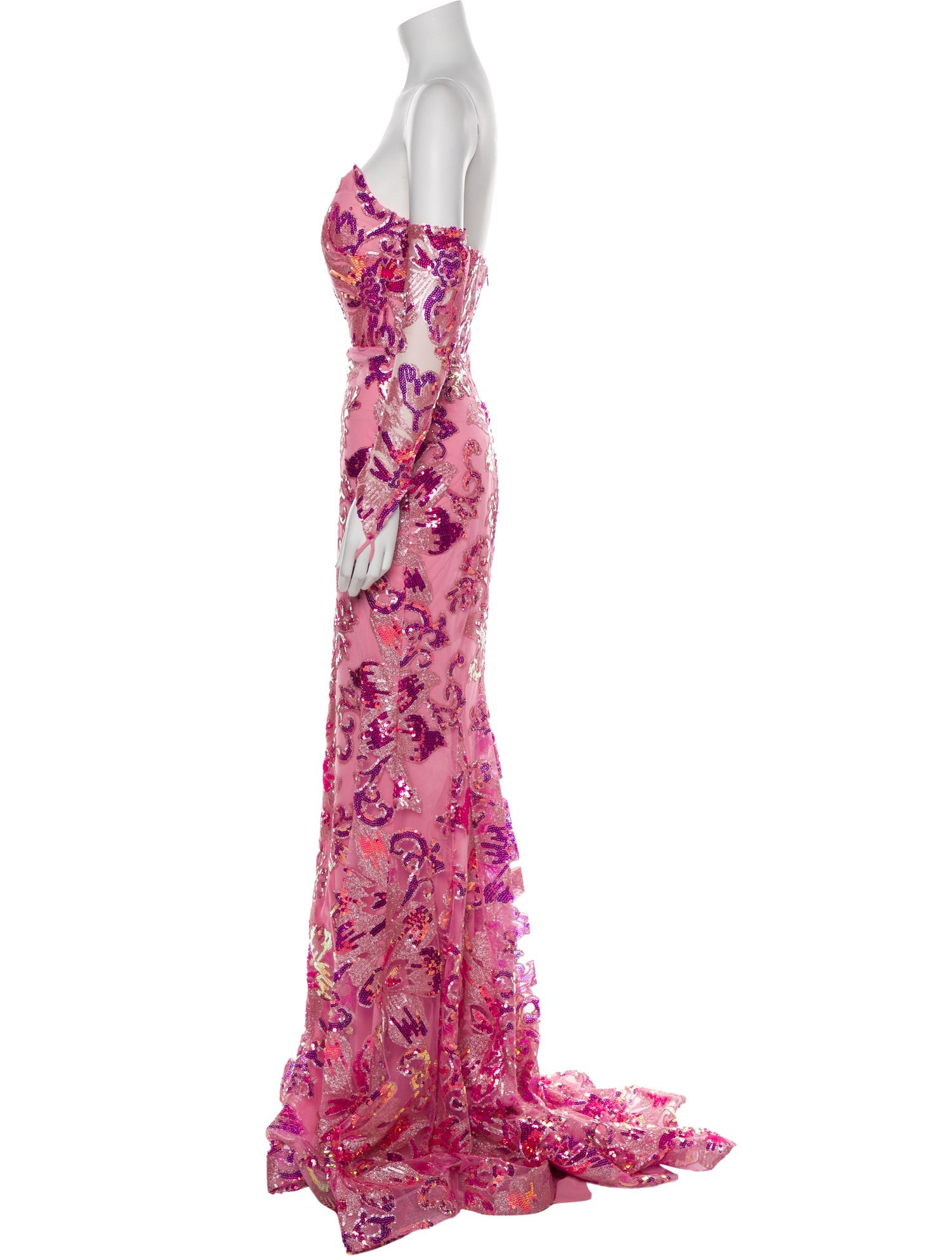 Portia & Scarlett Patterned Long Dress w/ Tags