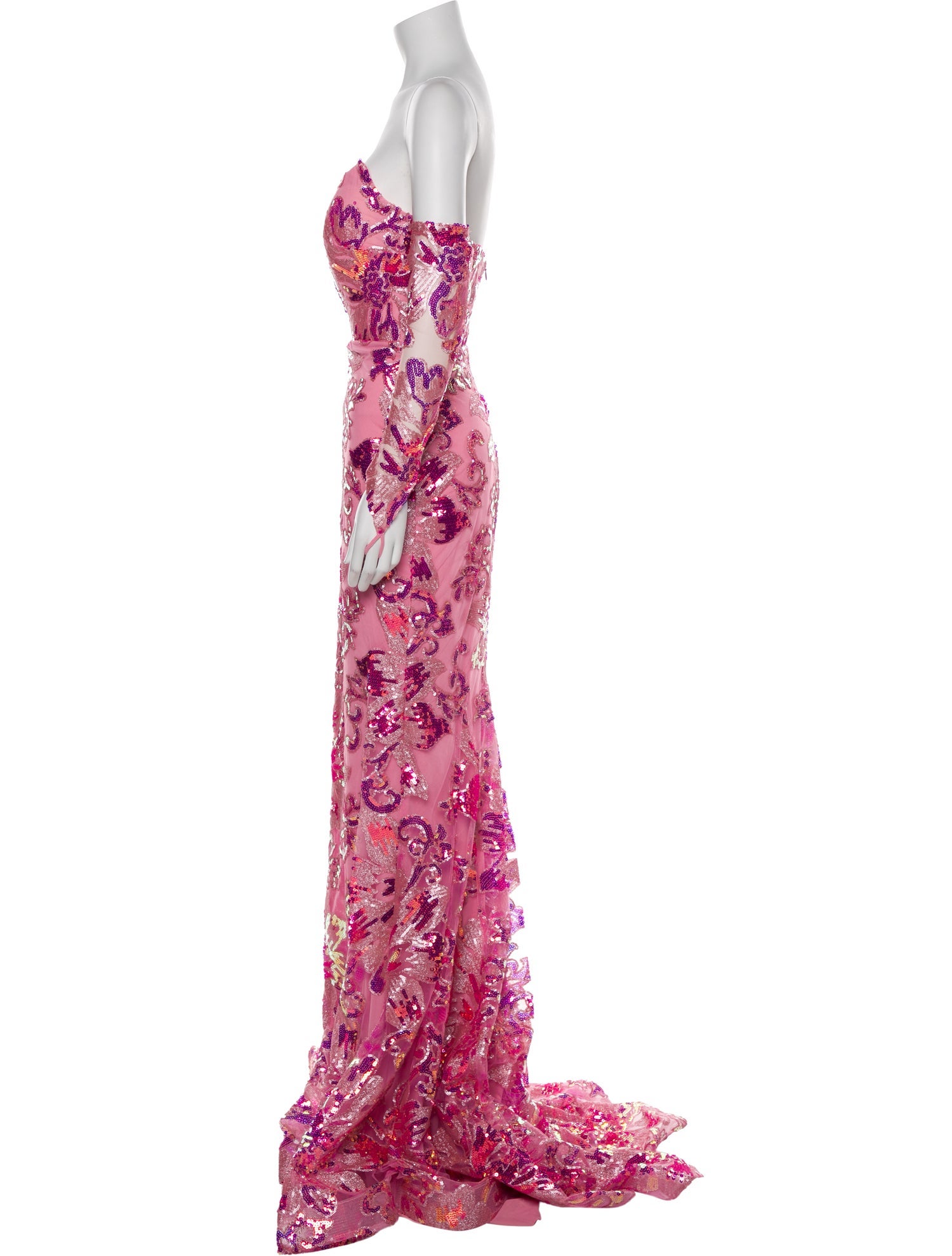 Portia & Scarlett Patterned Long Dress w/ Tags