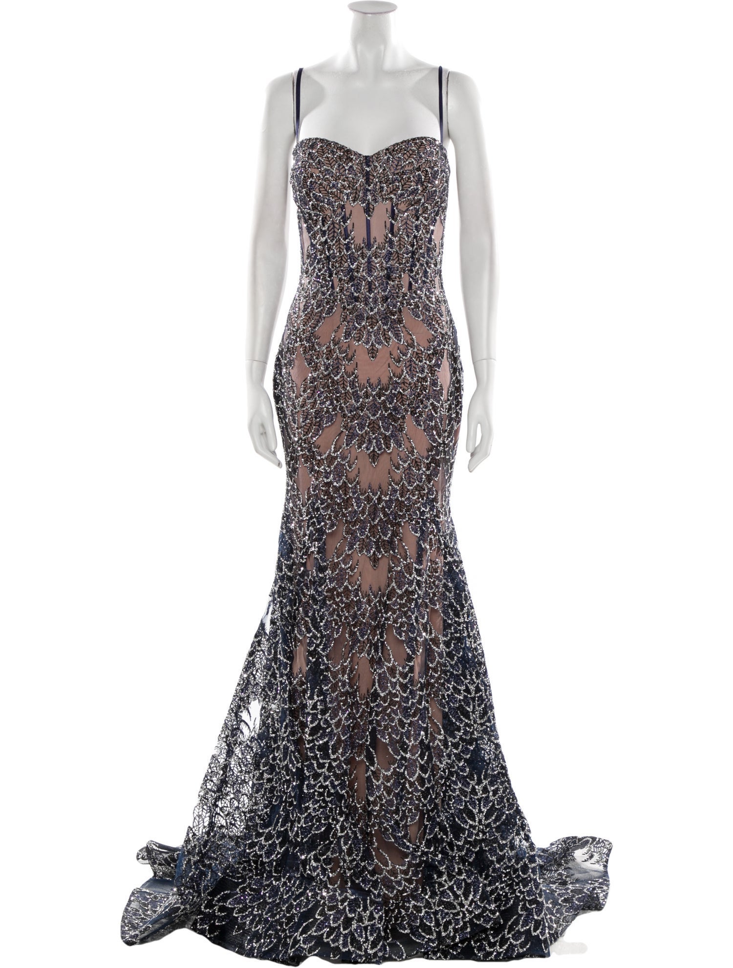 Portia & Scarlett Lace Pattern Long Dress w/ Tags